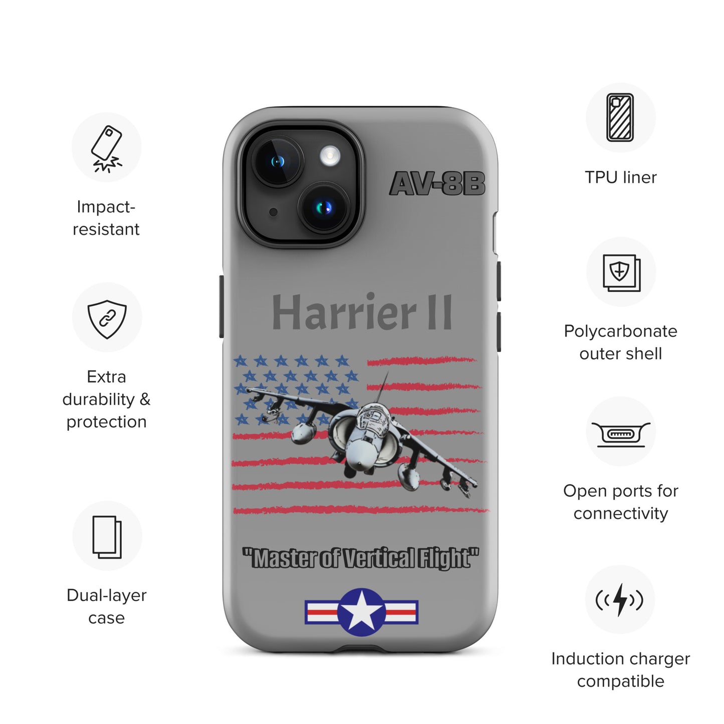 Harrier Patriot iPhone Case