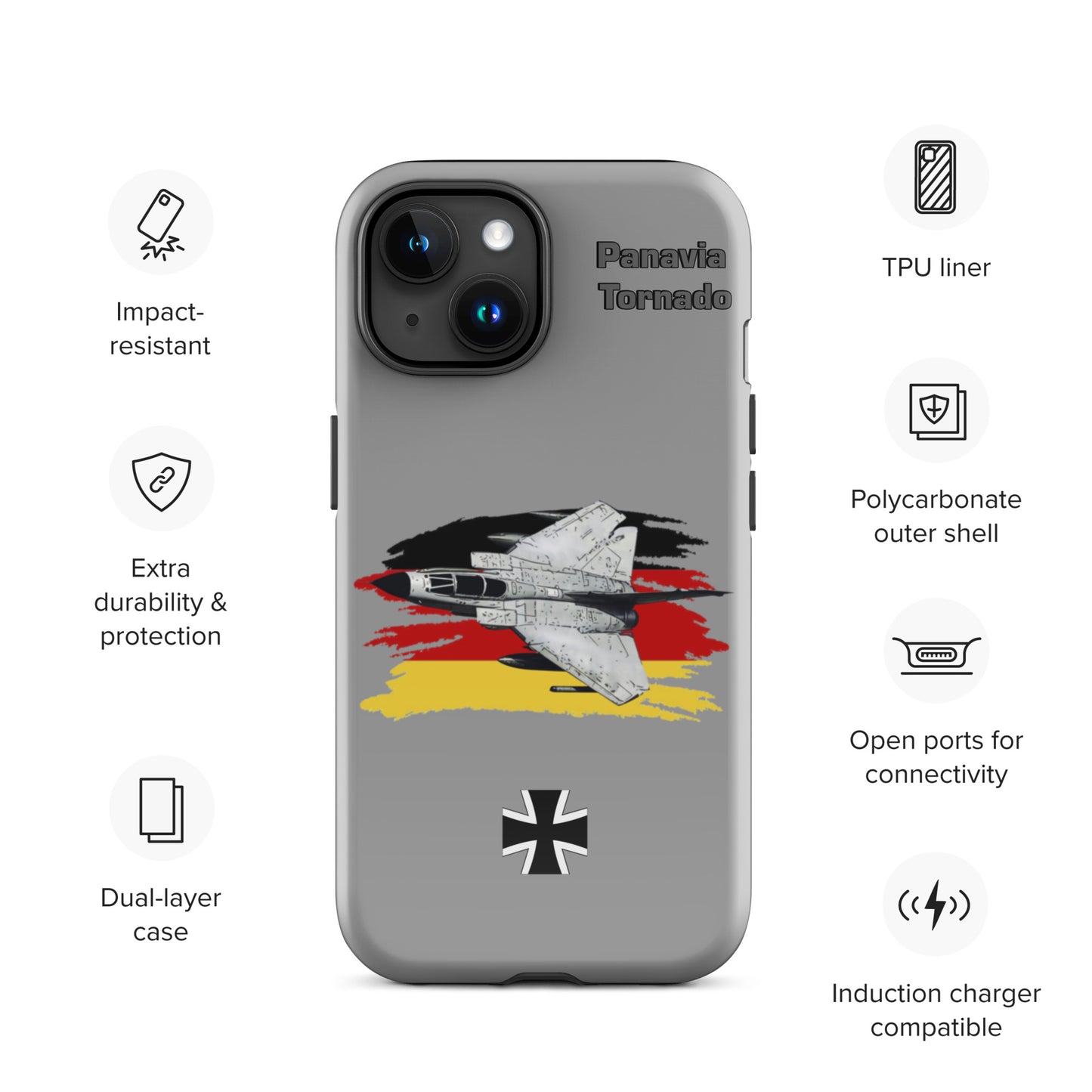 Tornado Patriot iPhone Case (Without Quotes)