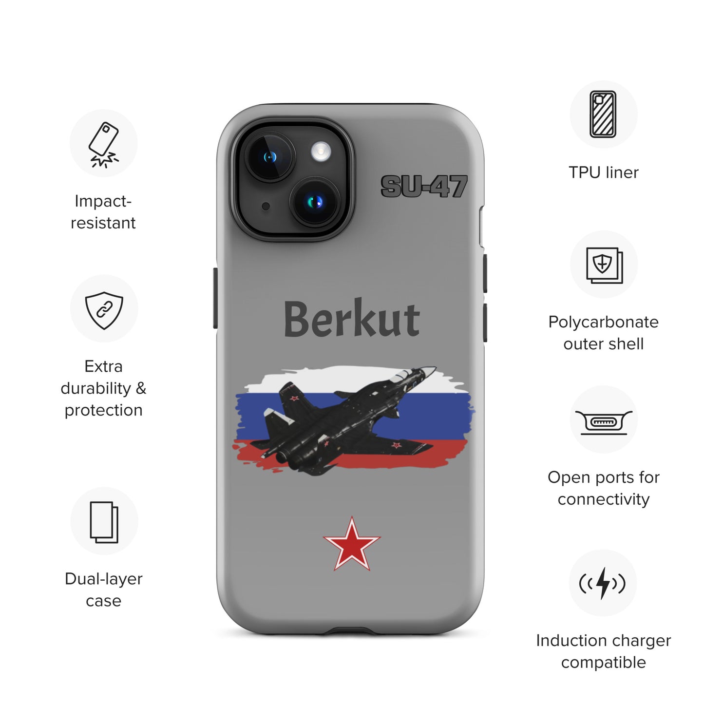 Berkut Patriot iPhone Case (Without Quotes)