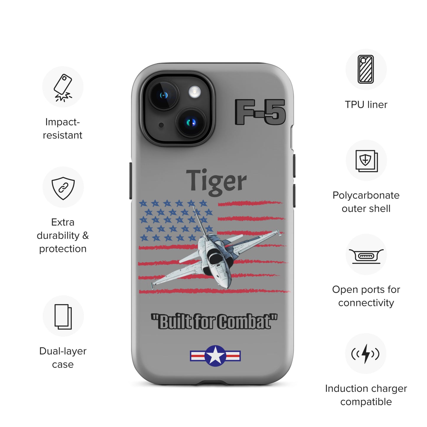 Tiger Patriot iPhone Case