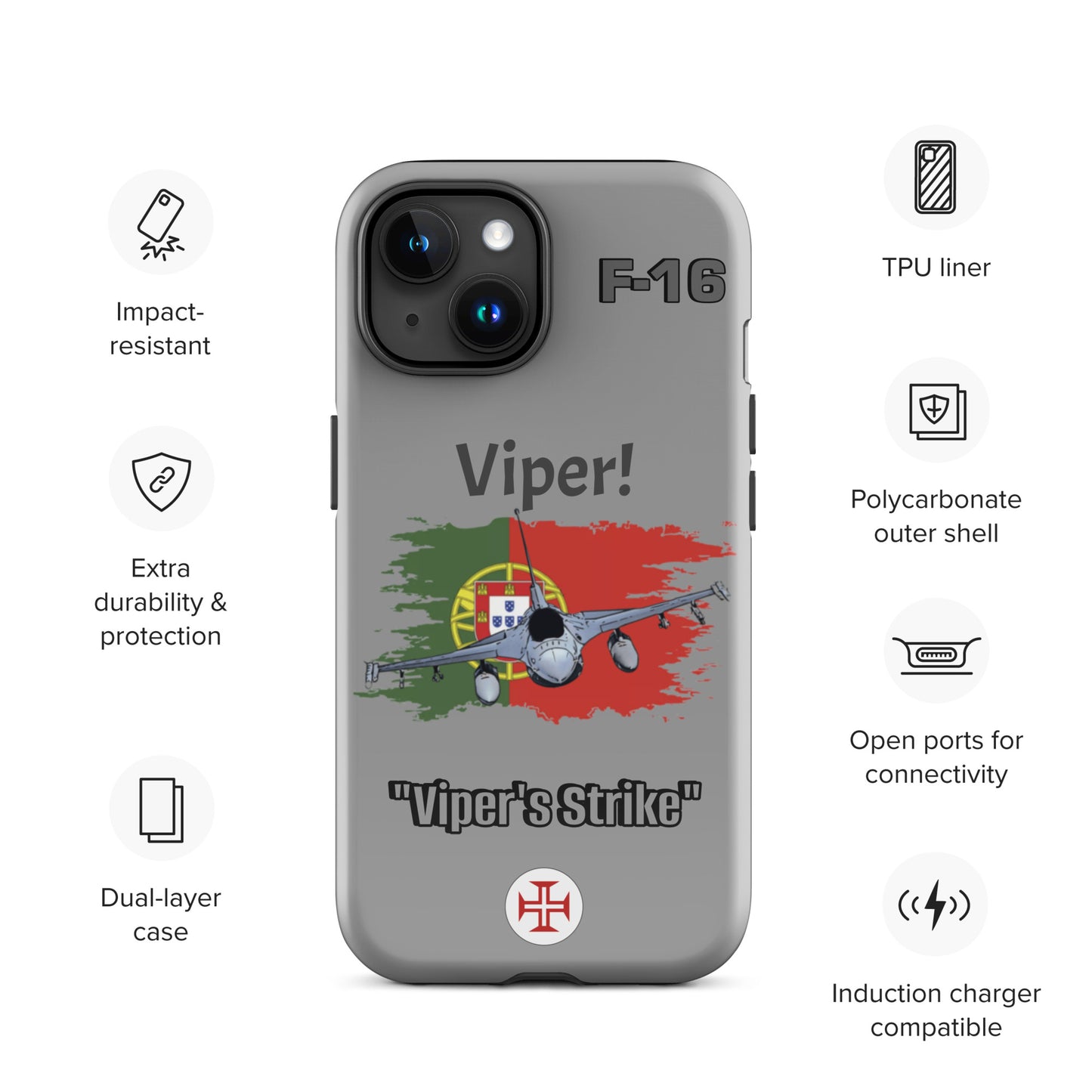 Portuguese Viper Patriot iPhone Case