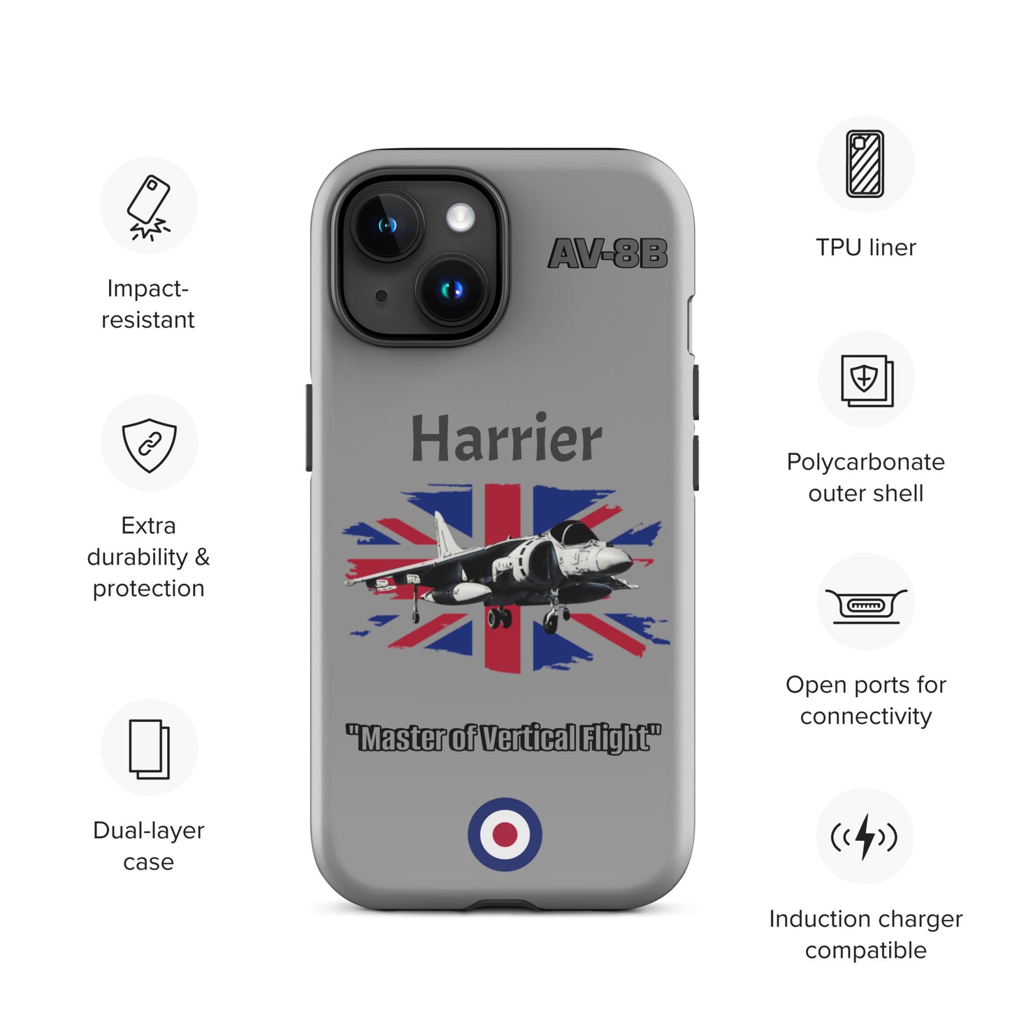 British Harrier Patriot iPhone Case