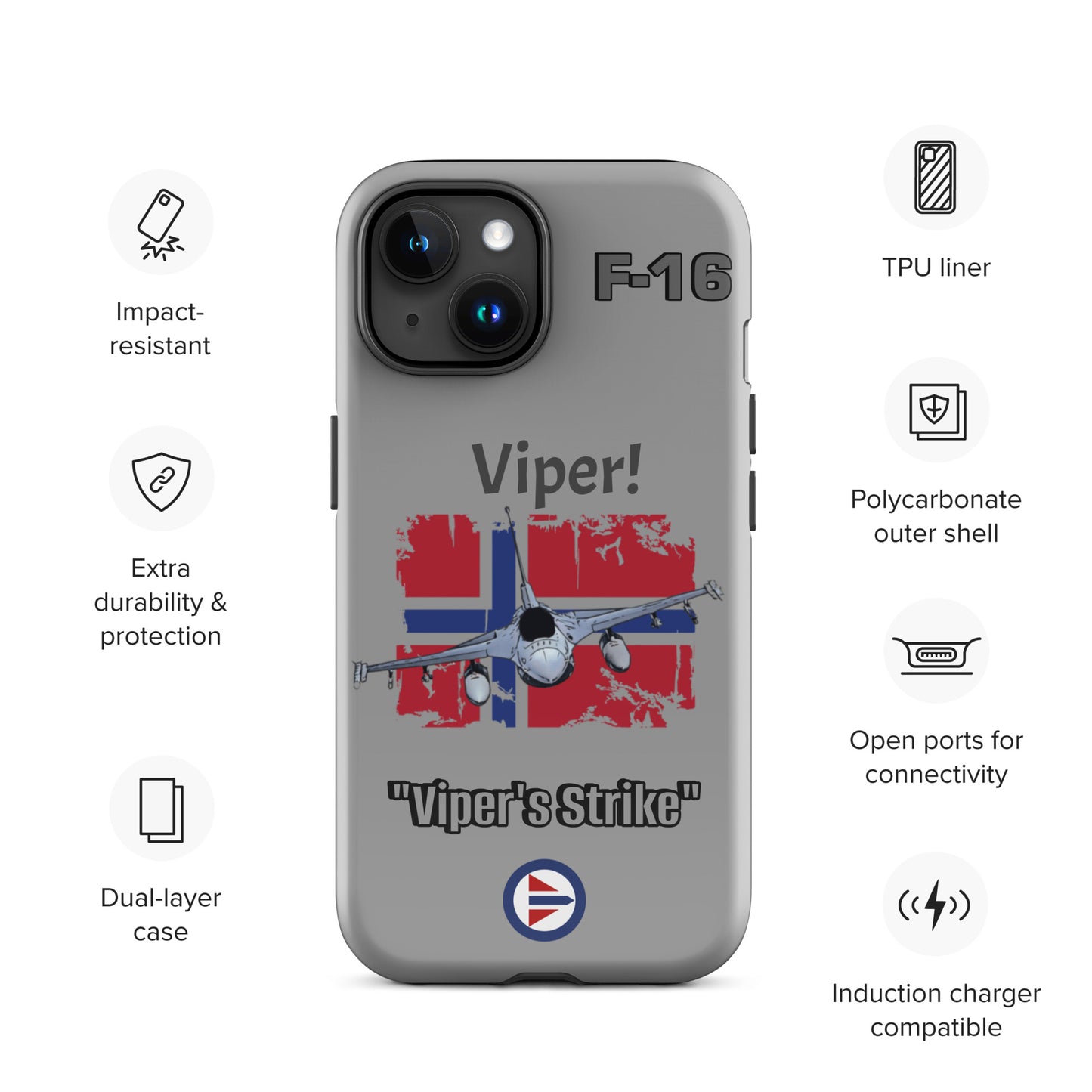 Norwegian Viper Patriot iPhone Case