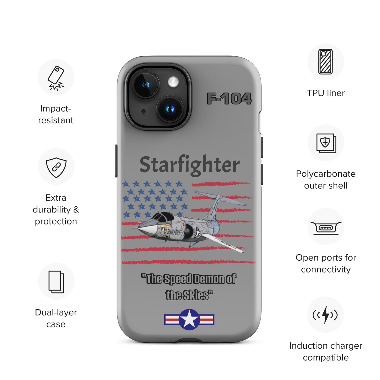 Starfighter Patriot iPhone Case