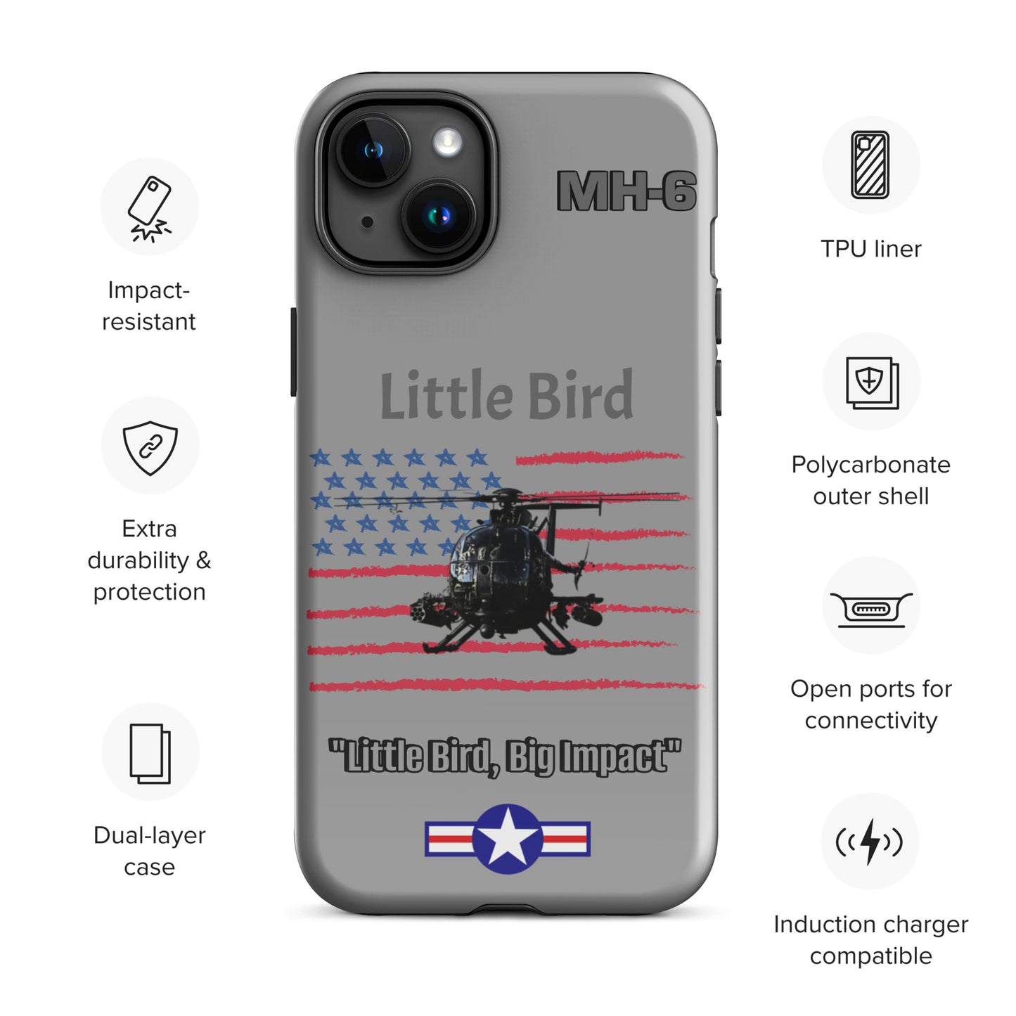 Little Bird Patriot iPhone Case