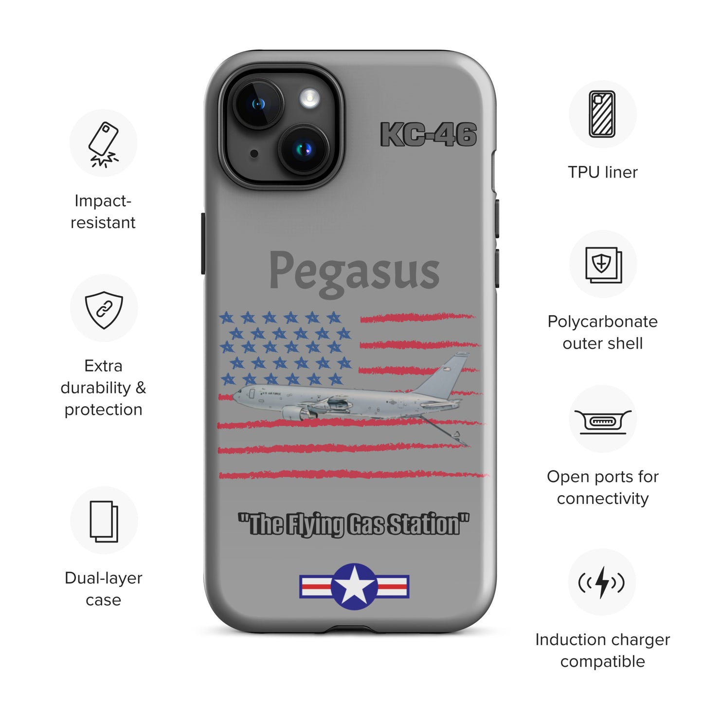Pegasus Patriot iPhone Case