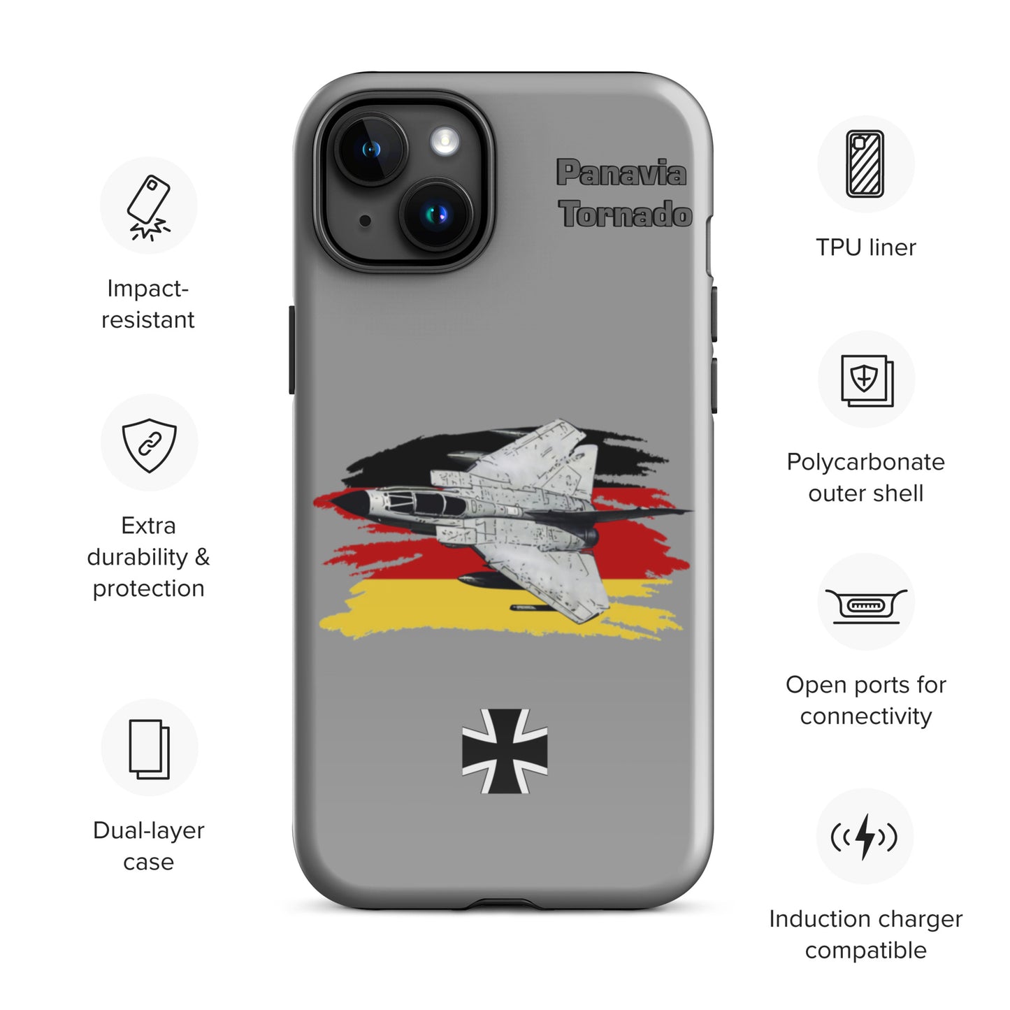 Tornado Patriot iPhone Case (Without Quotes)