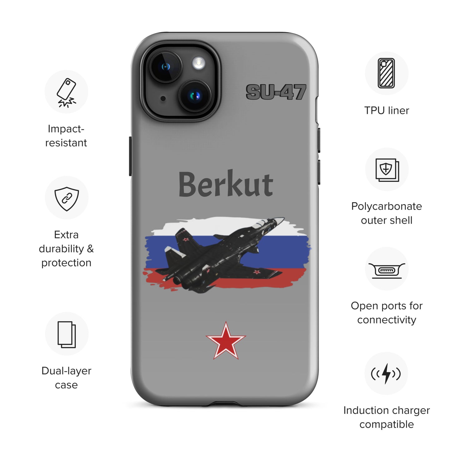 Berkut Patriot iPhone Case (Without Quotes)