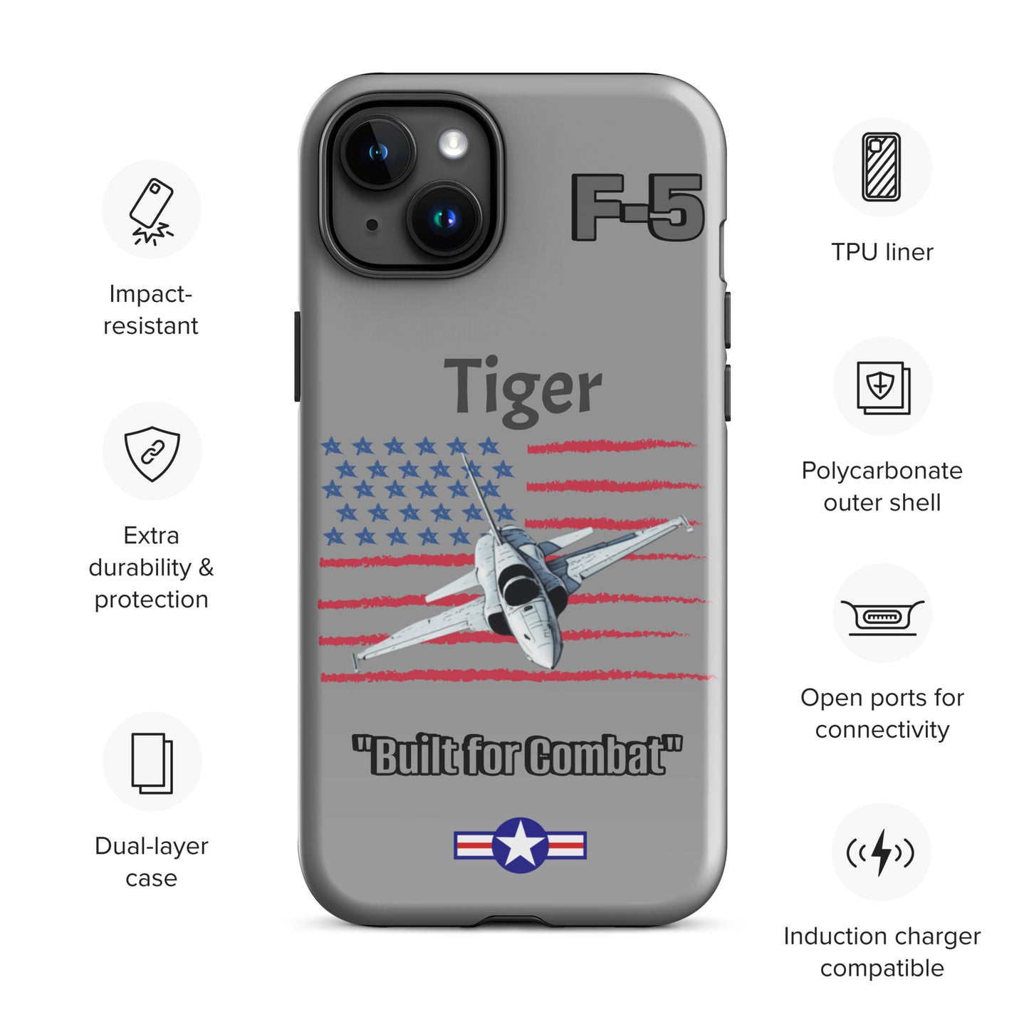 Tiger Patriot iPhone Case