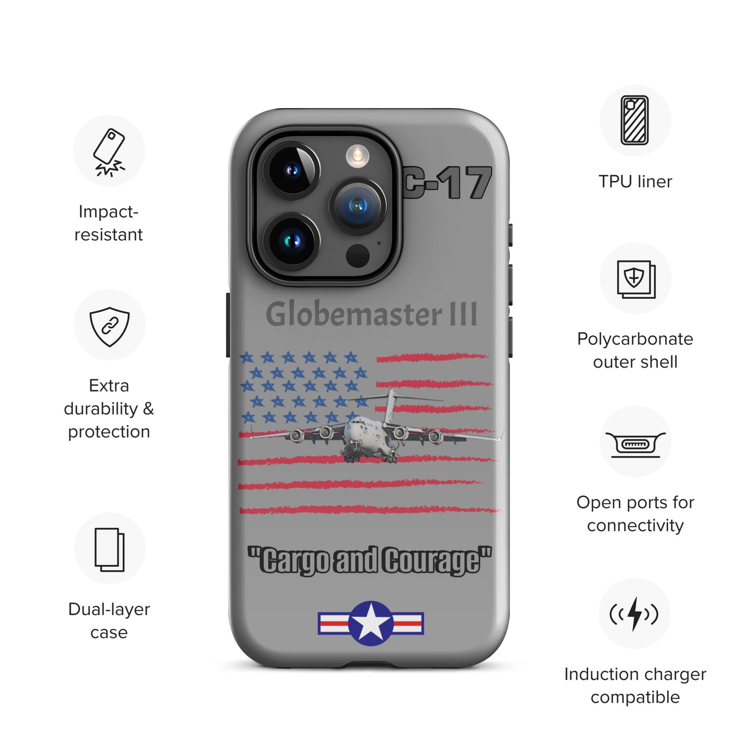Globemaster Patriot iPhone Case