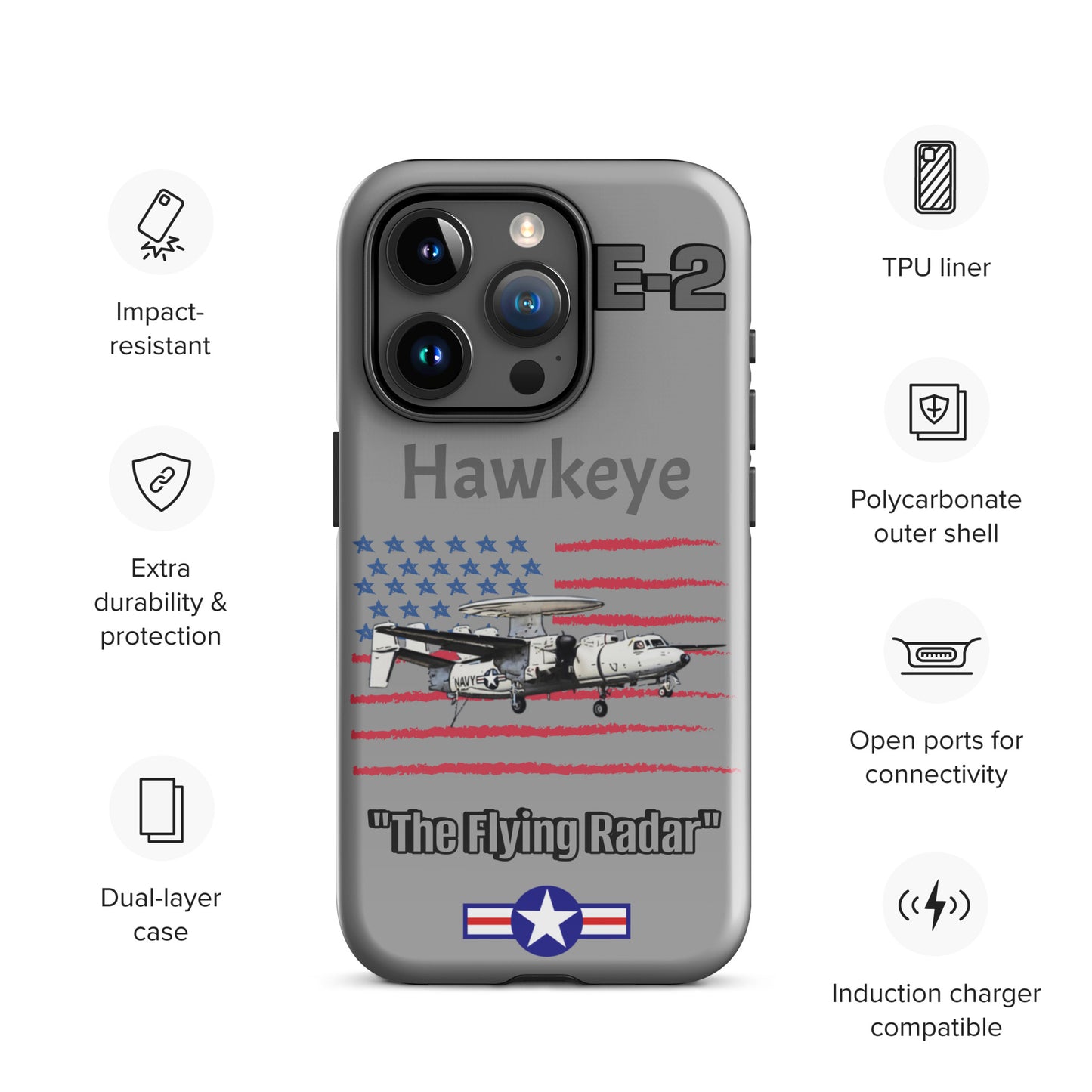 Hawkeye Patriot iPhone Case