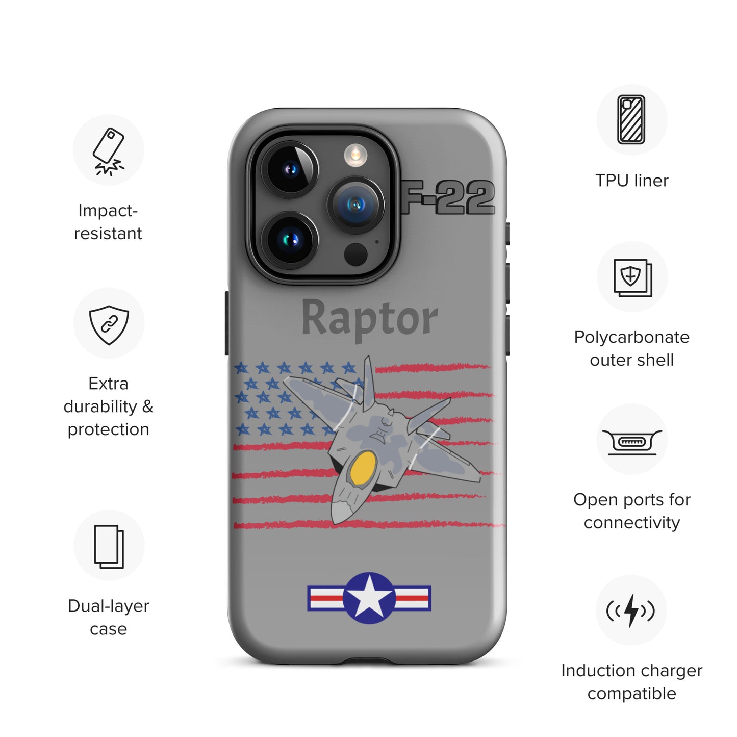 RaptorGuard iPhone Case (Without Quotes)