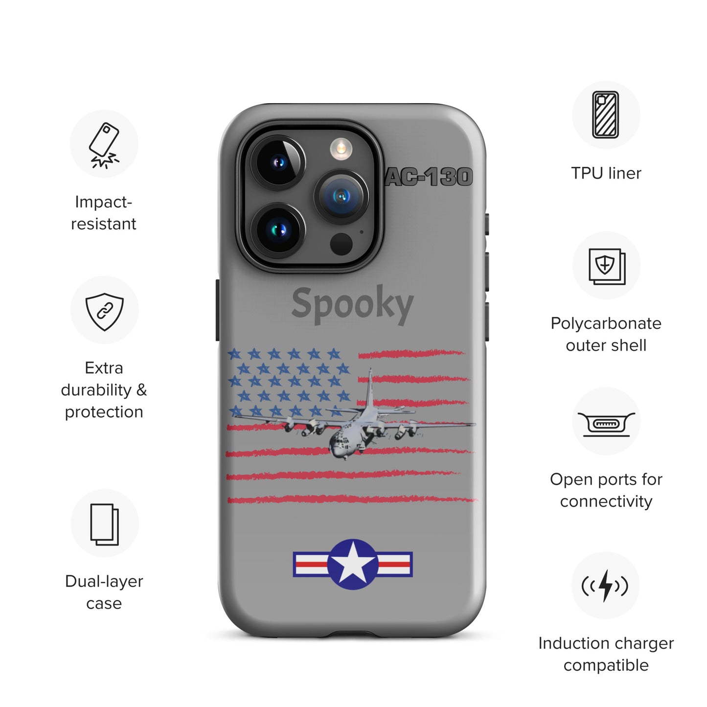 Spooky Patriot iPhone Case (Without Quotes)