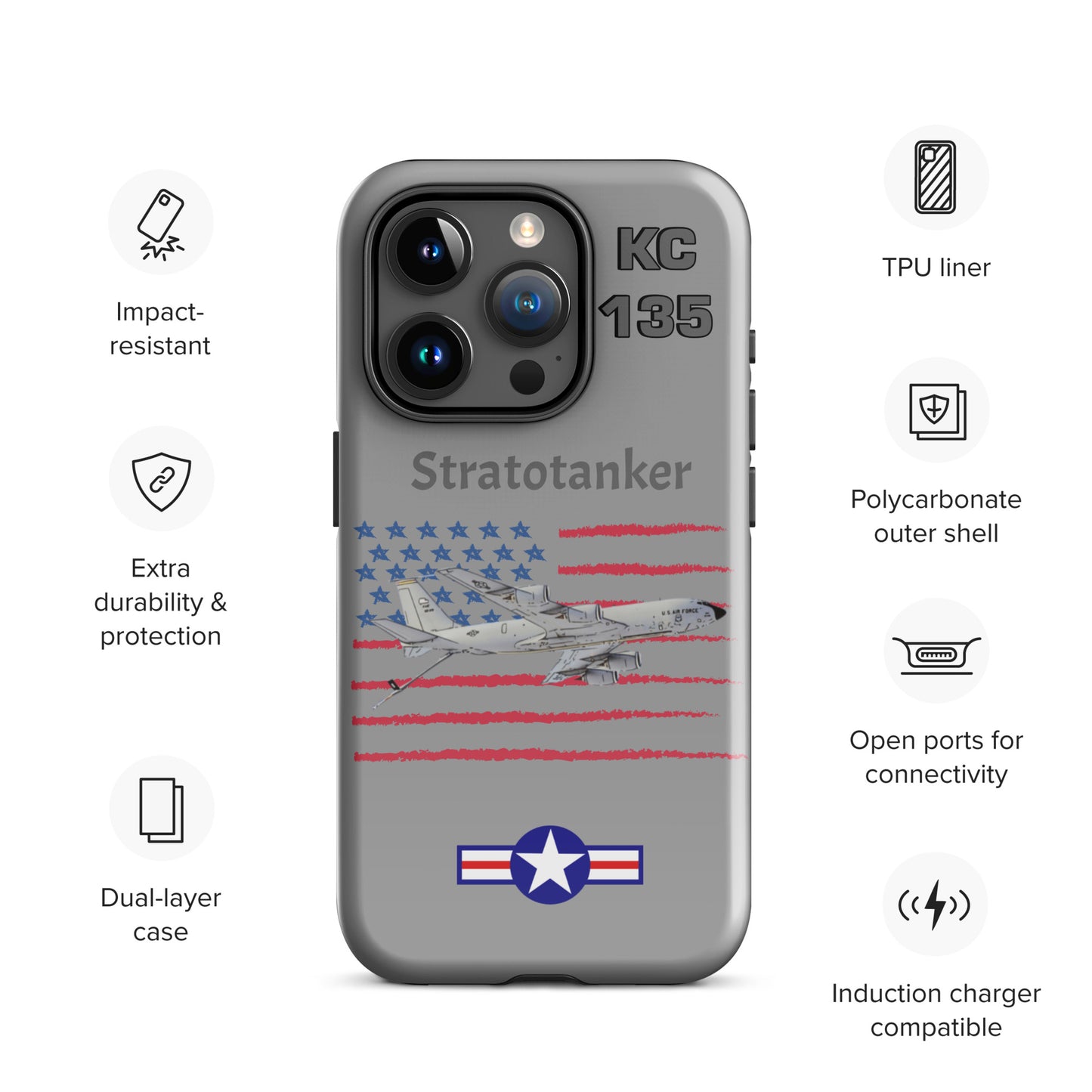 Stratotanker Patriot iPhone Case (Without Quotes)