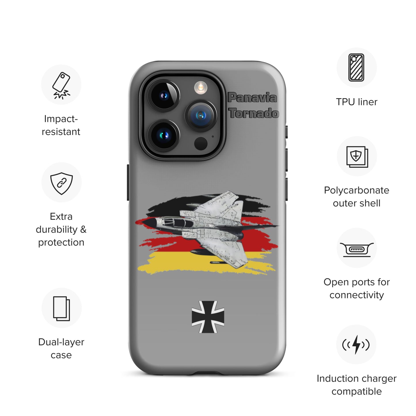 Tornado Patriot iPhone Case (Without Quotes)
