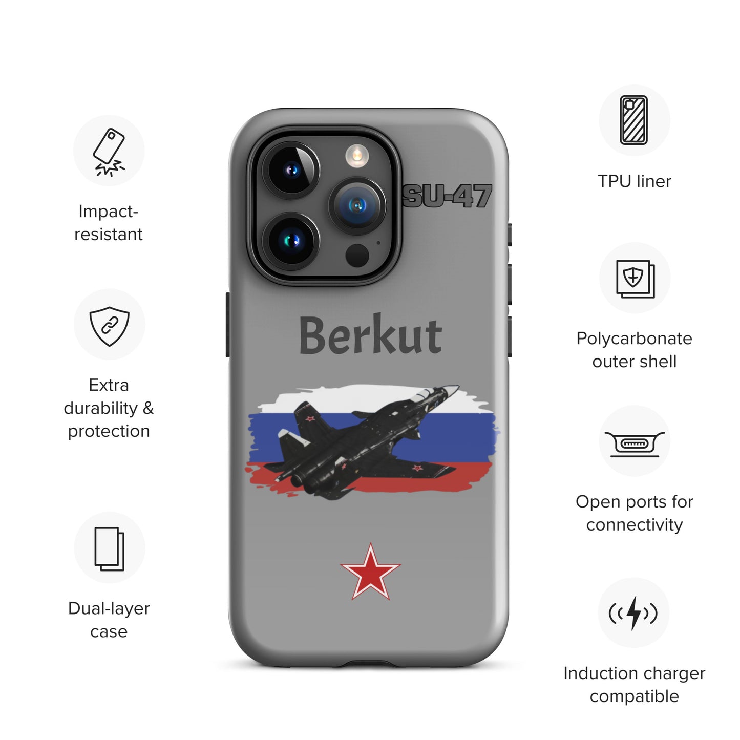Berkut Patriot iPhone Case (Without Quotes)