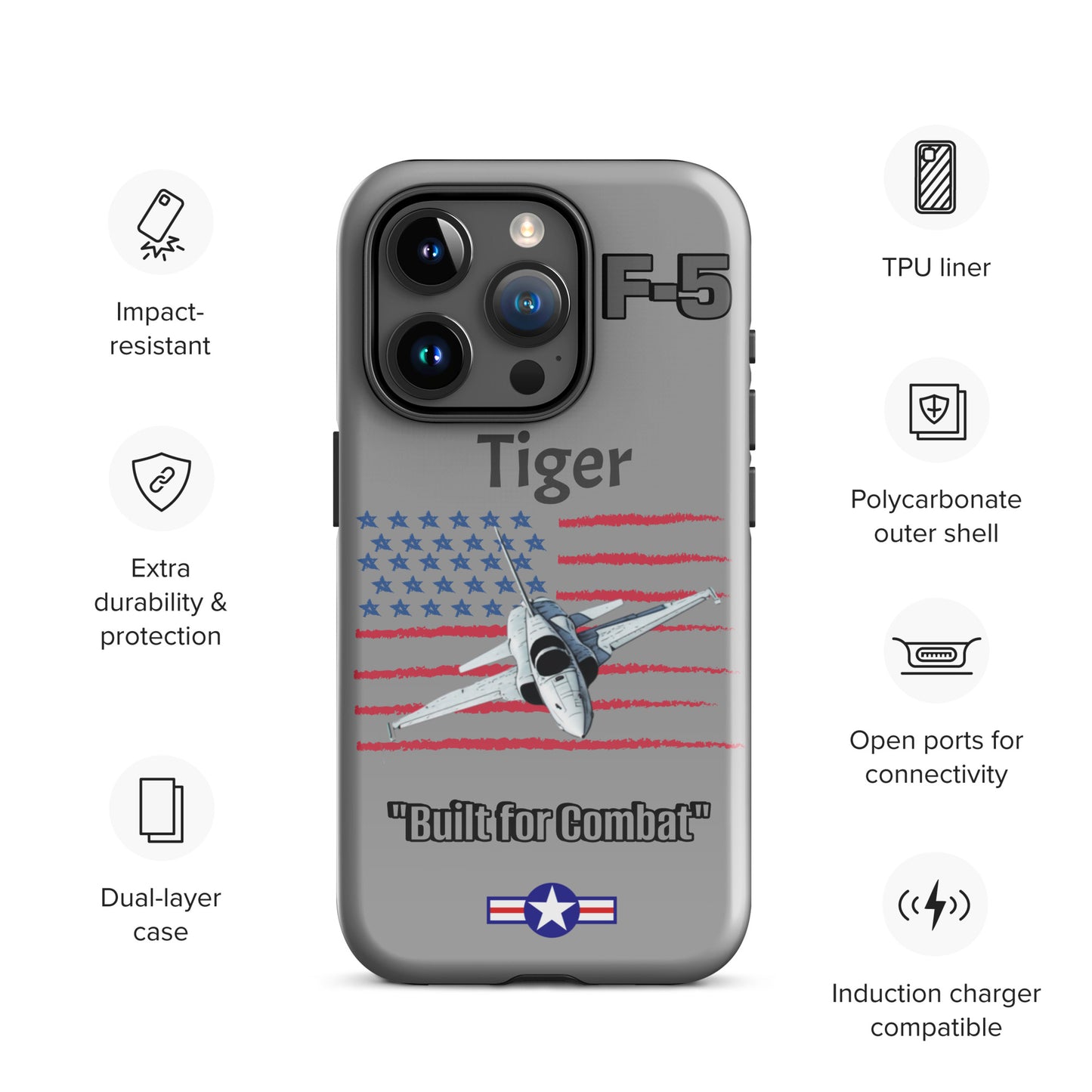 Tiger Patriot iPhone Case