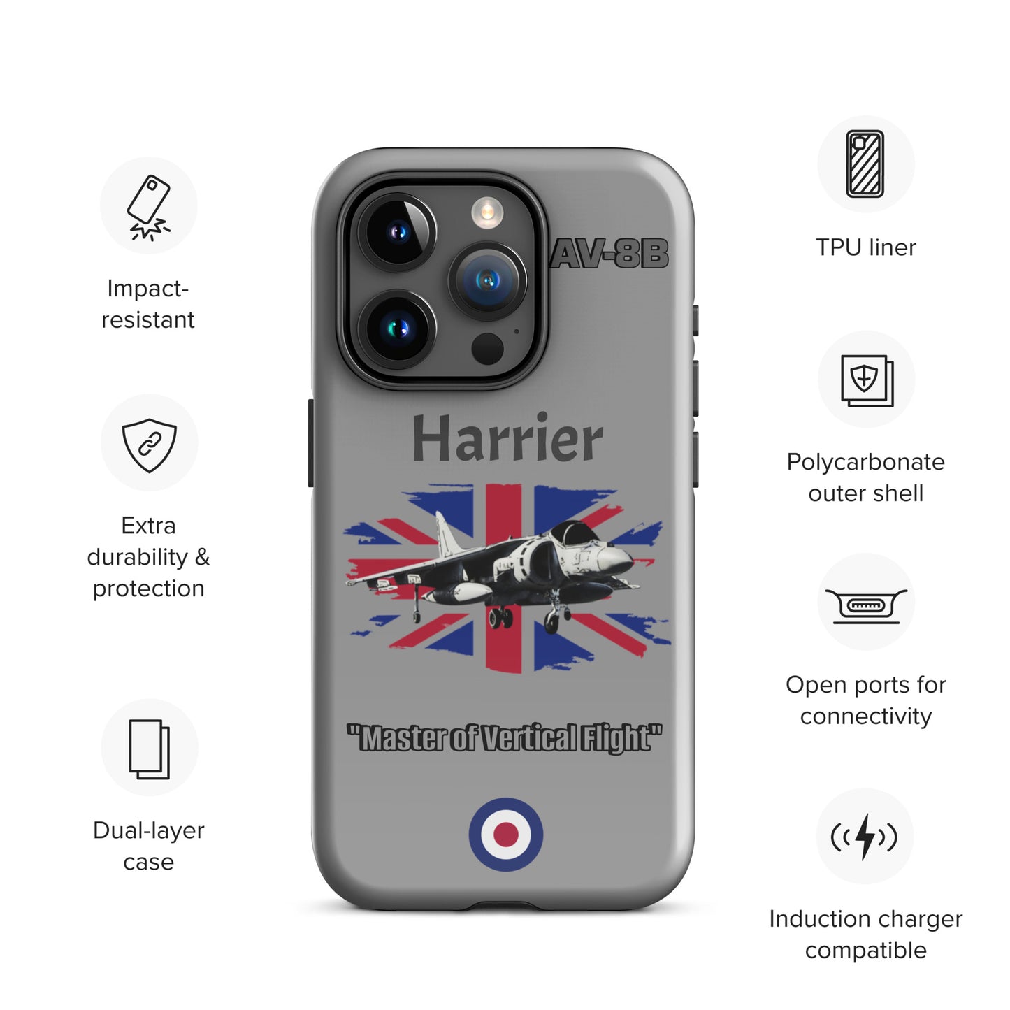 British Harrier Patriot iPhone Case