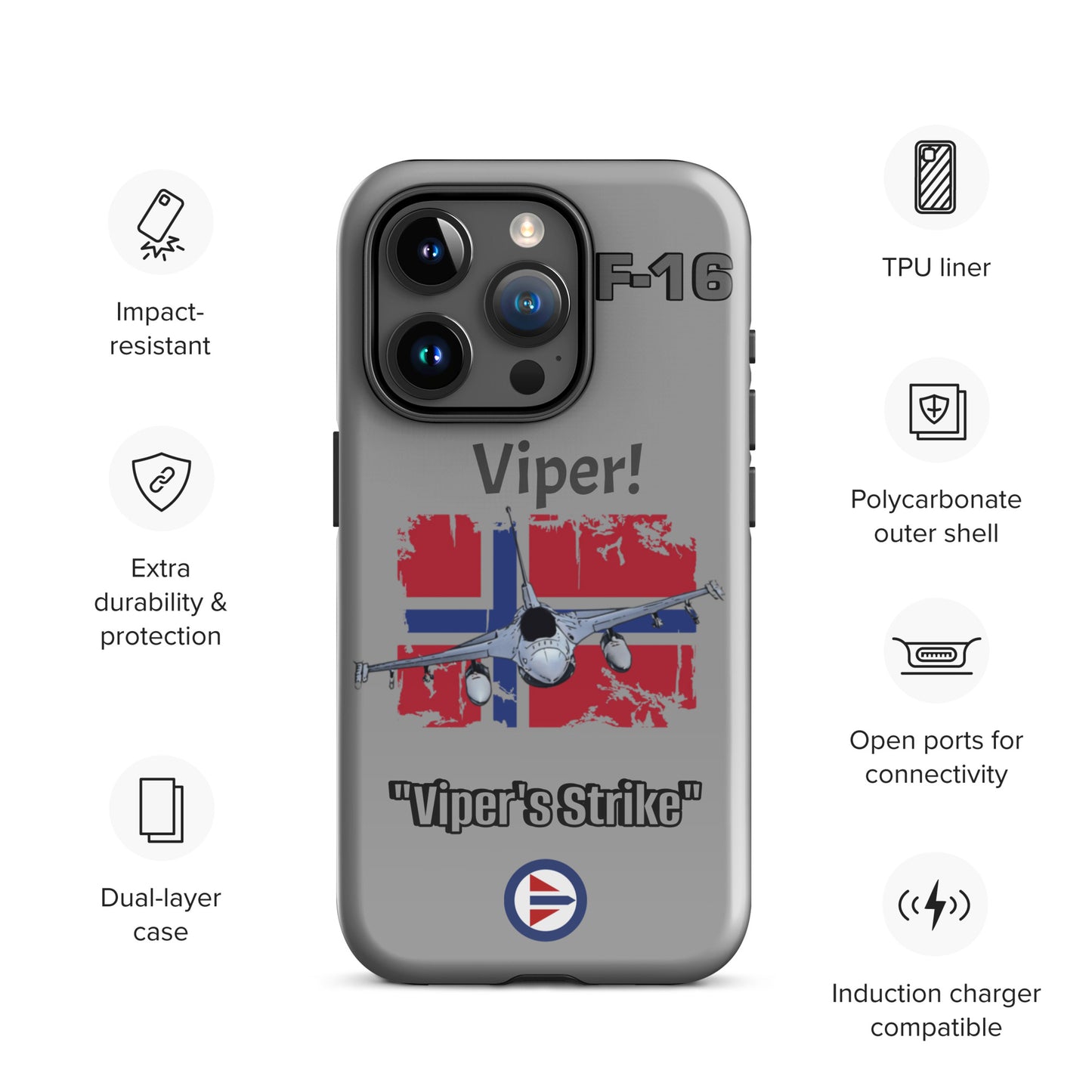 Norwegian Viper Patriot iPhone Case