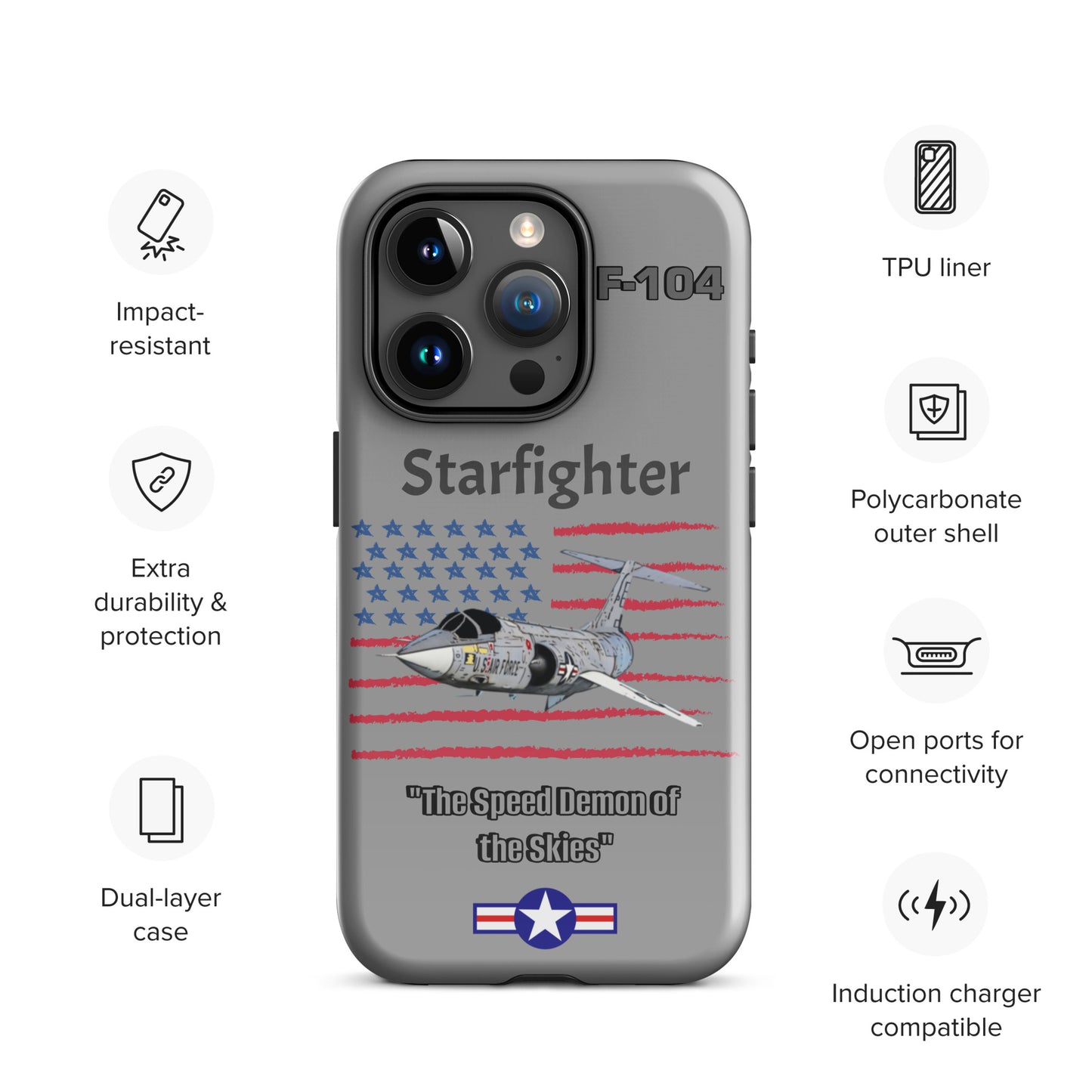 Starfighter Patriot iPhone Case