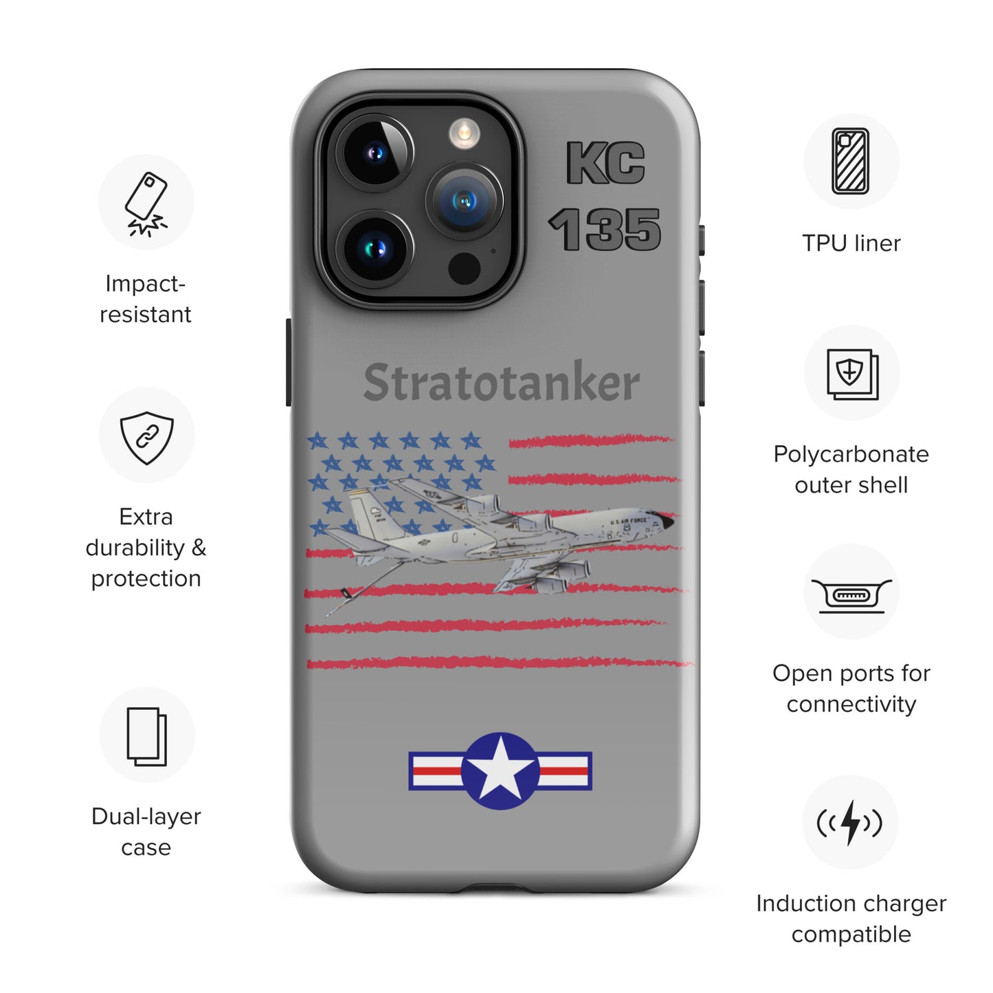 Stratotanker Patriot iPhone Case (Without Quotes)