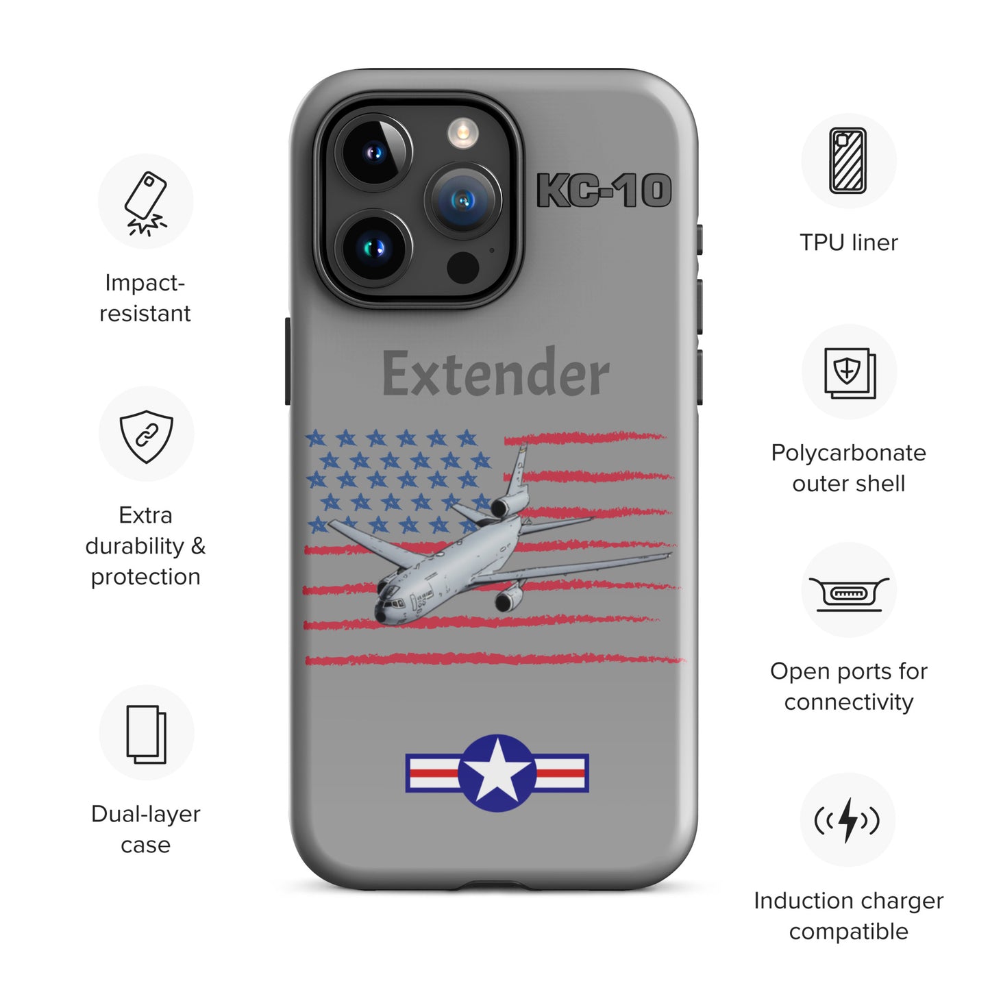 Extender Patriot iPhone Case (Without Quotes)