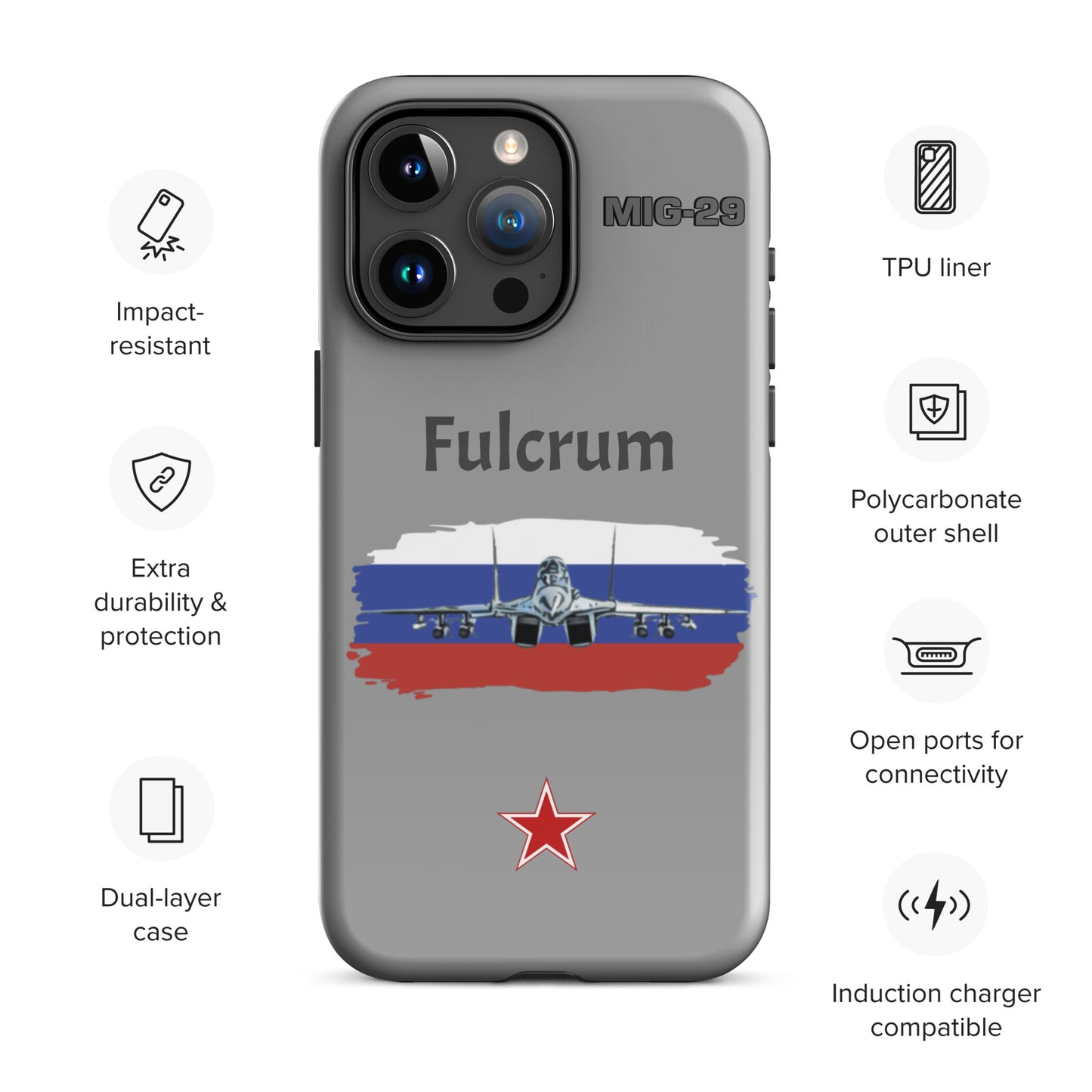 Fulcrum Patriot iPhone Case (Without Quotes)