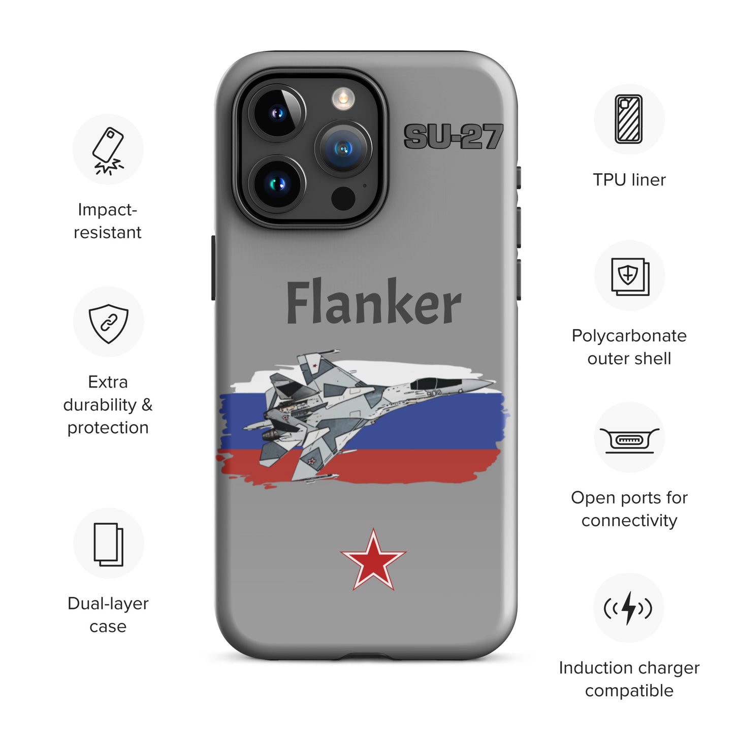 Flanker Patriot iPhone Case (Without Quotes)