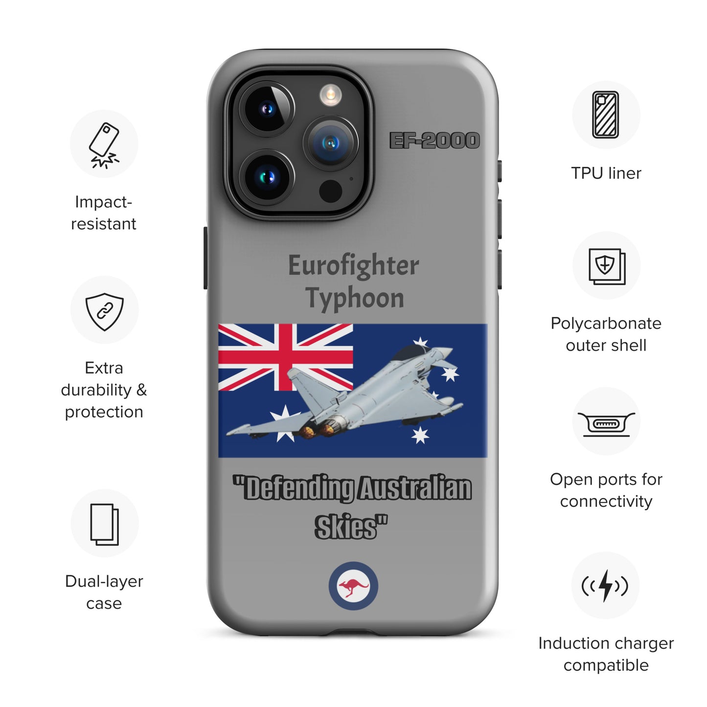 Australian Typhoon Patriot iPhone Case