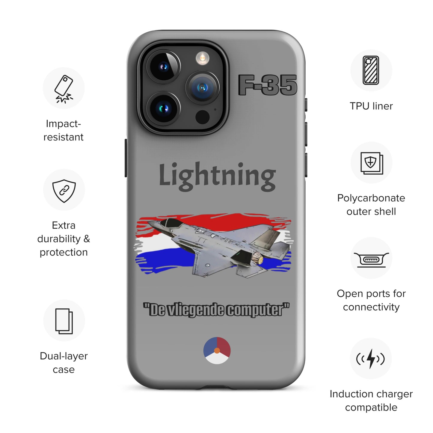 Dutch Lightning Patriot iPhone Case