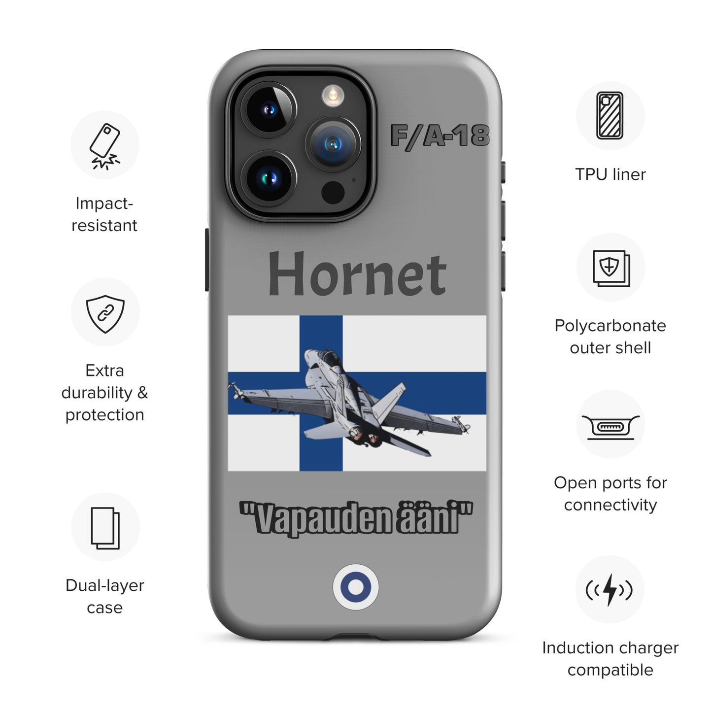 Finnish Hornet Patriot iPhone Case