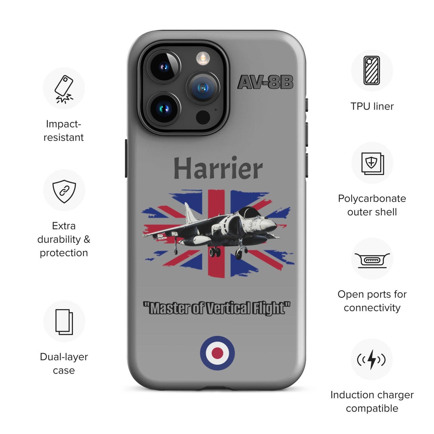 British Harrier Patriot iPhone Case