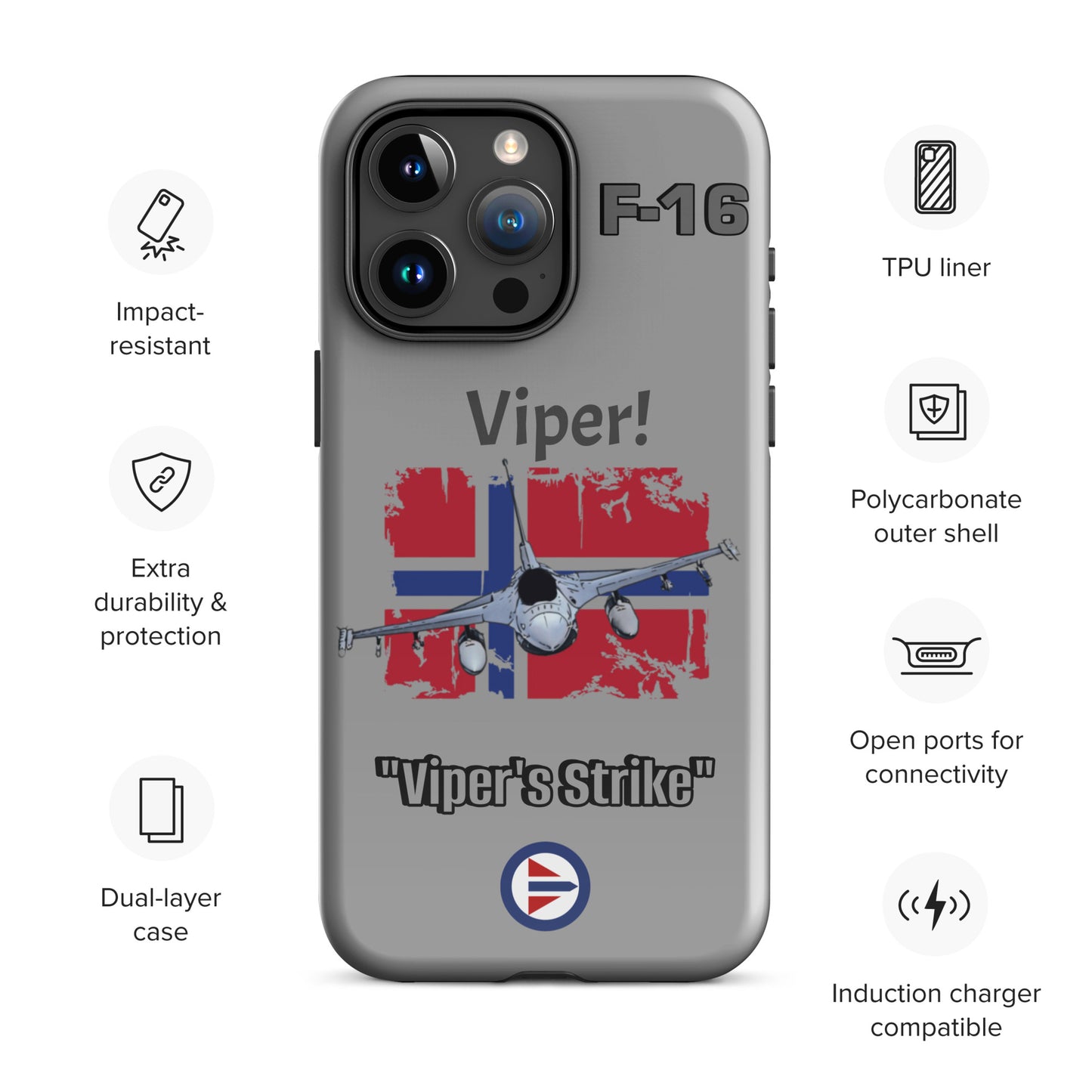 Norwegian Viper Patriot iPhone Case