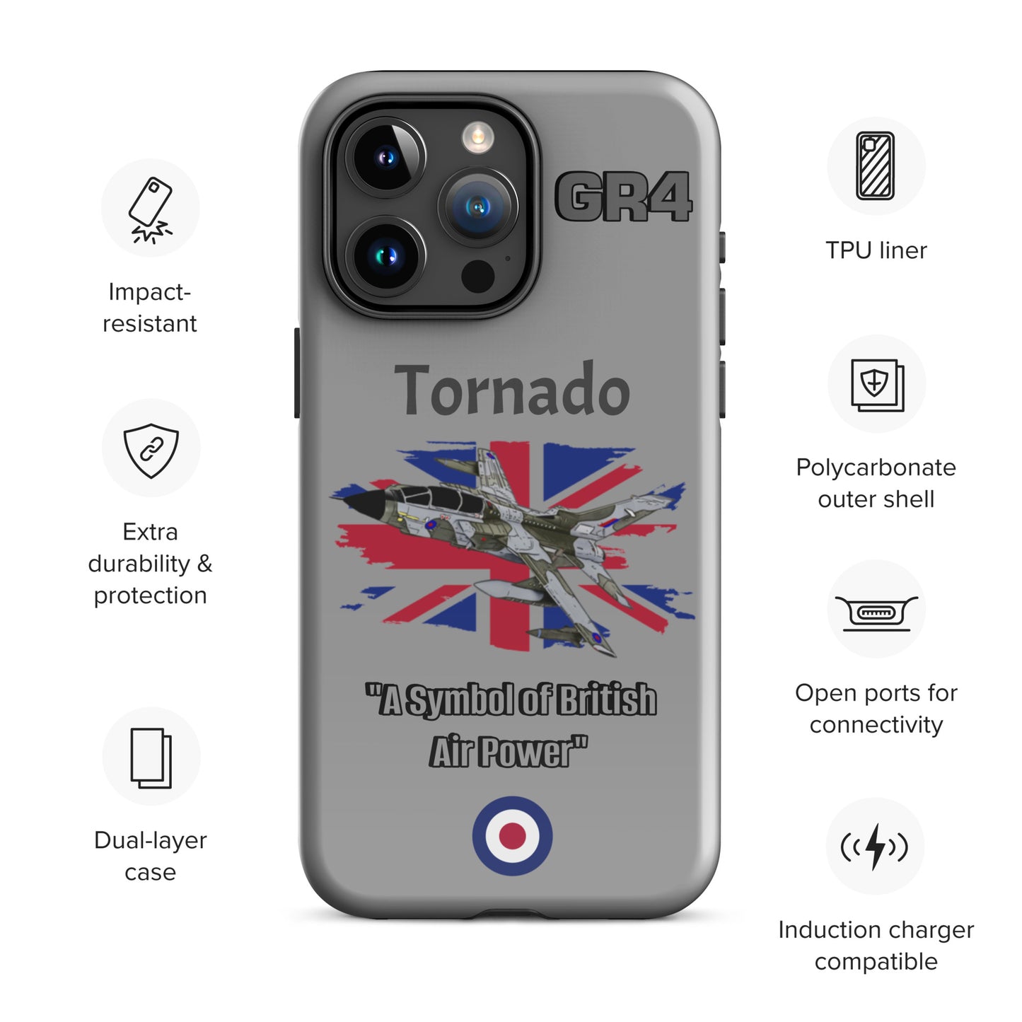 British Camo Tornado Patriot iPhone Case