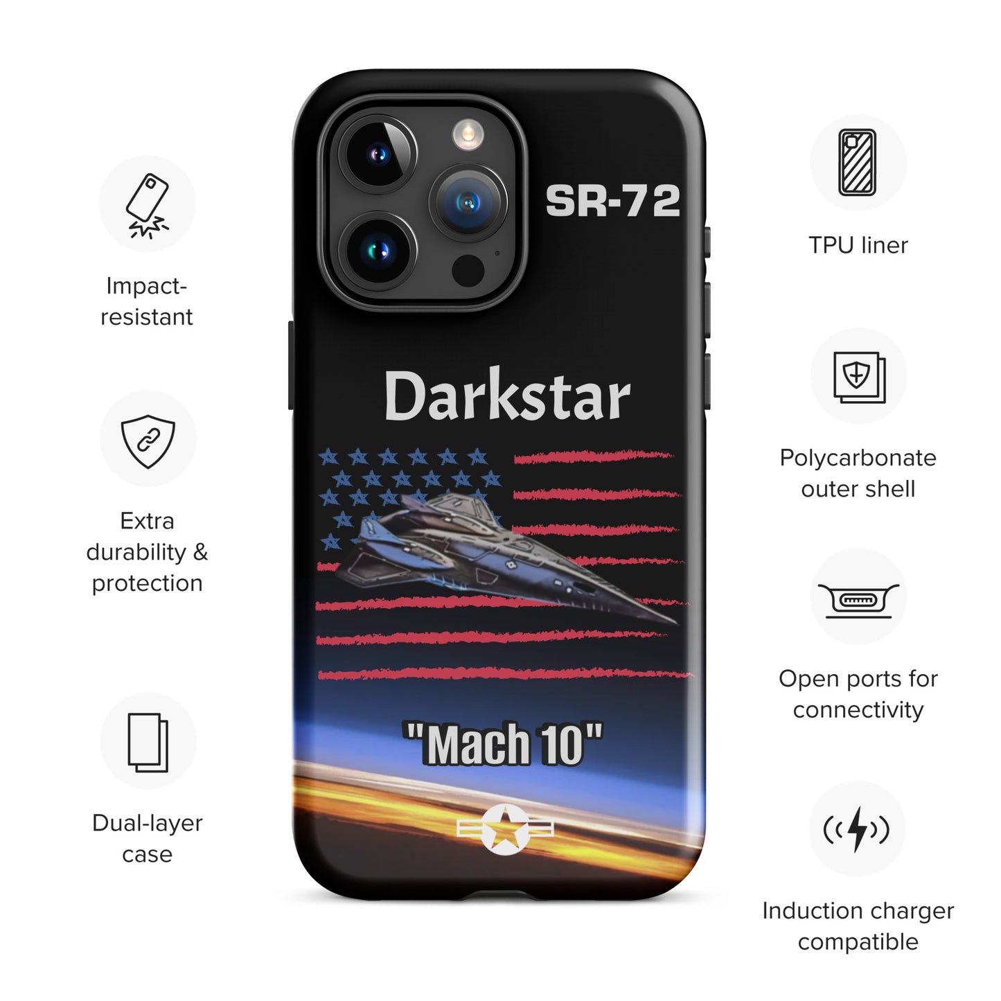 Darkstar Patriot iPhone Case