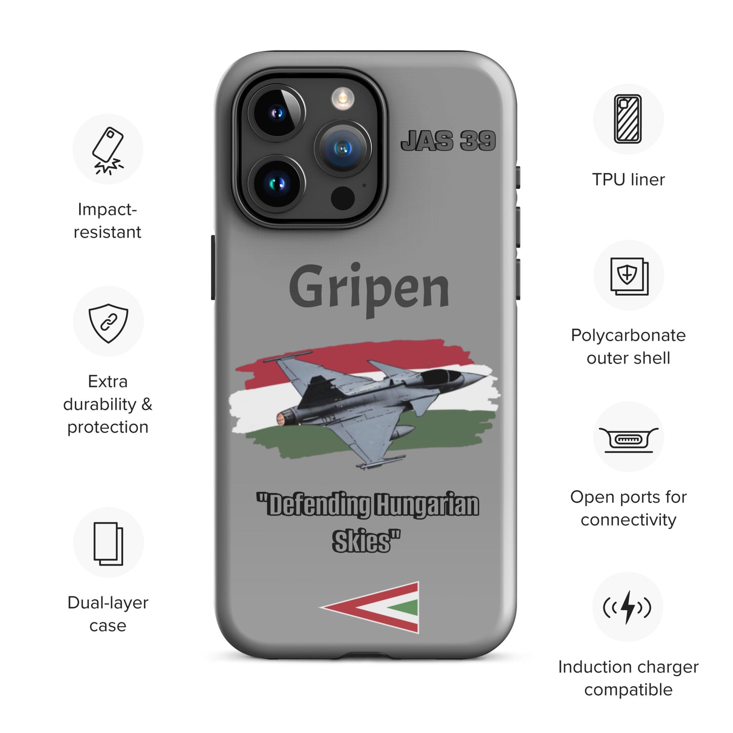 Hungarian Gripen Patriot iPhone Case