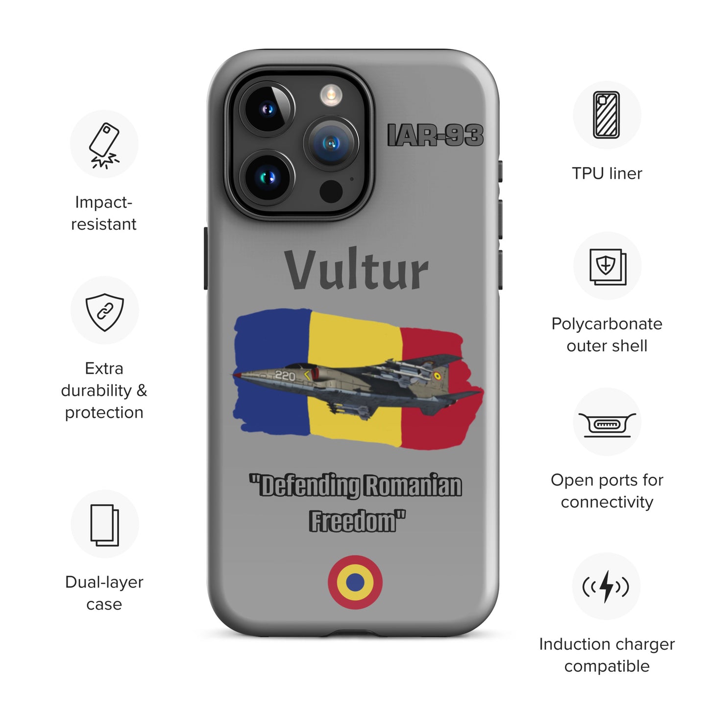 Vultur Patriot iPhone Case
