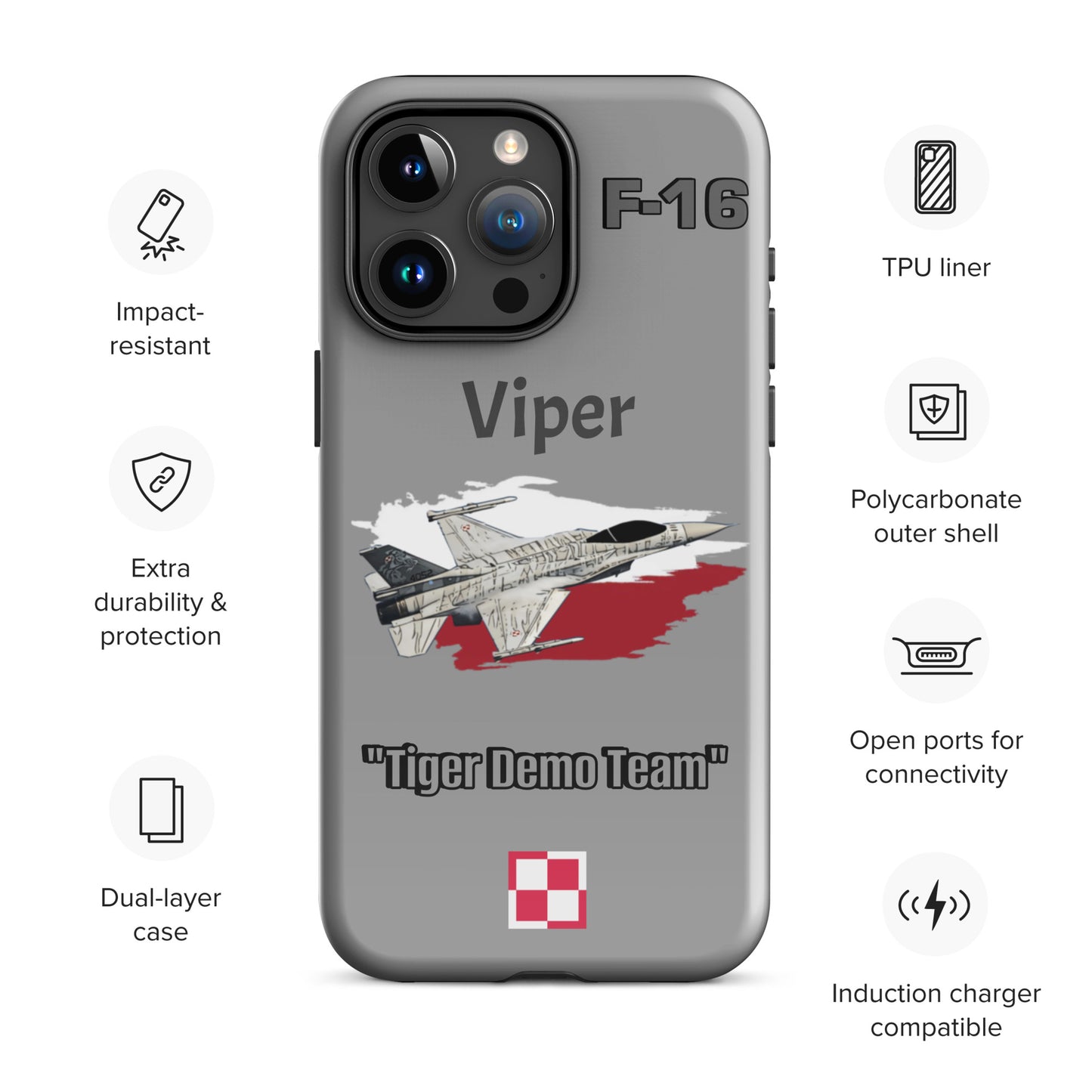 Poland Tiger Demo Team iPhone Case