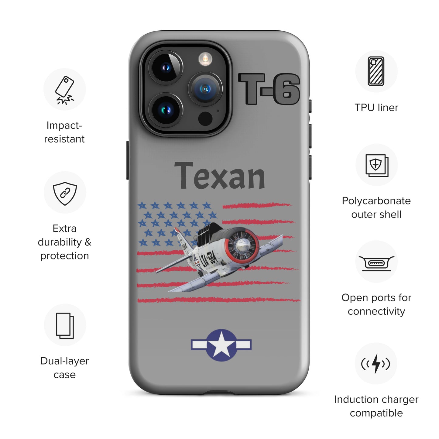 WWII Texan Patriot iPhone Case