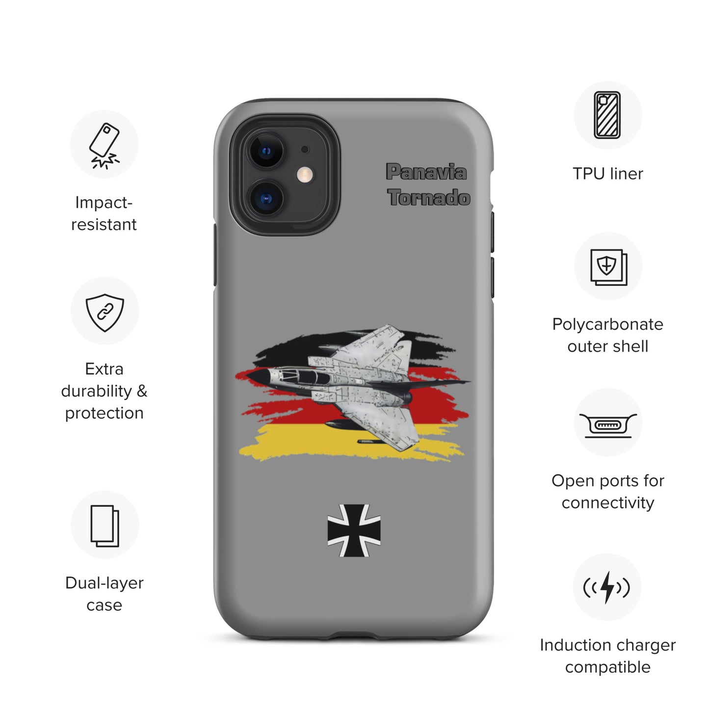 Tornado Patriot iPhone Case (Without Quotes)