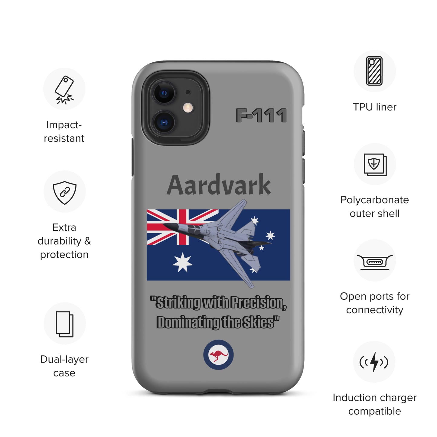 Australian Aardvark Patriot iPhone Case