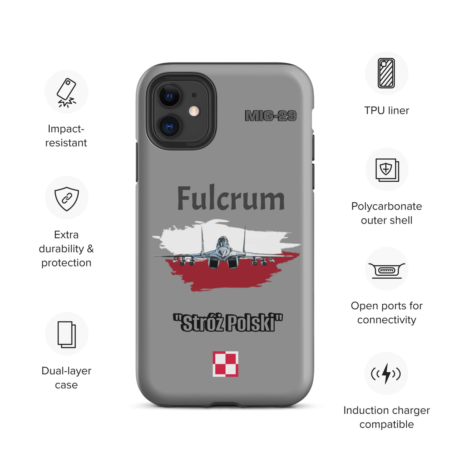 Poland Fulcrum Patriot iPhone Case