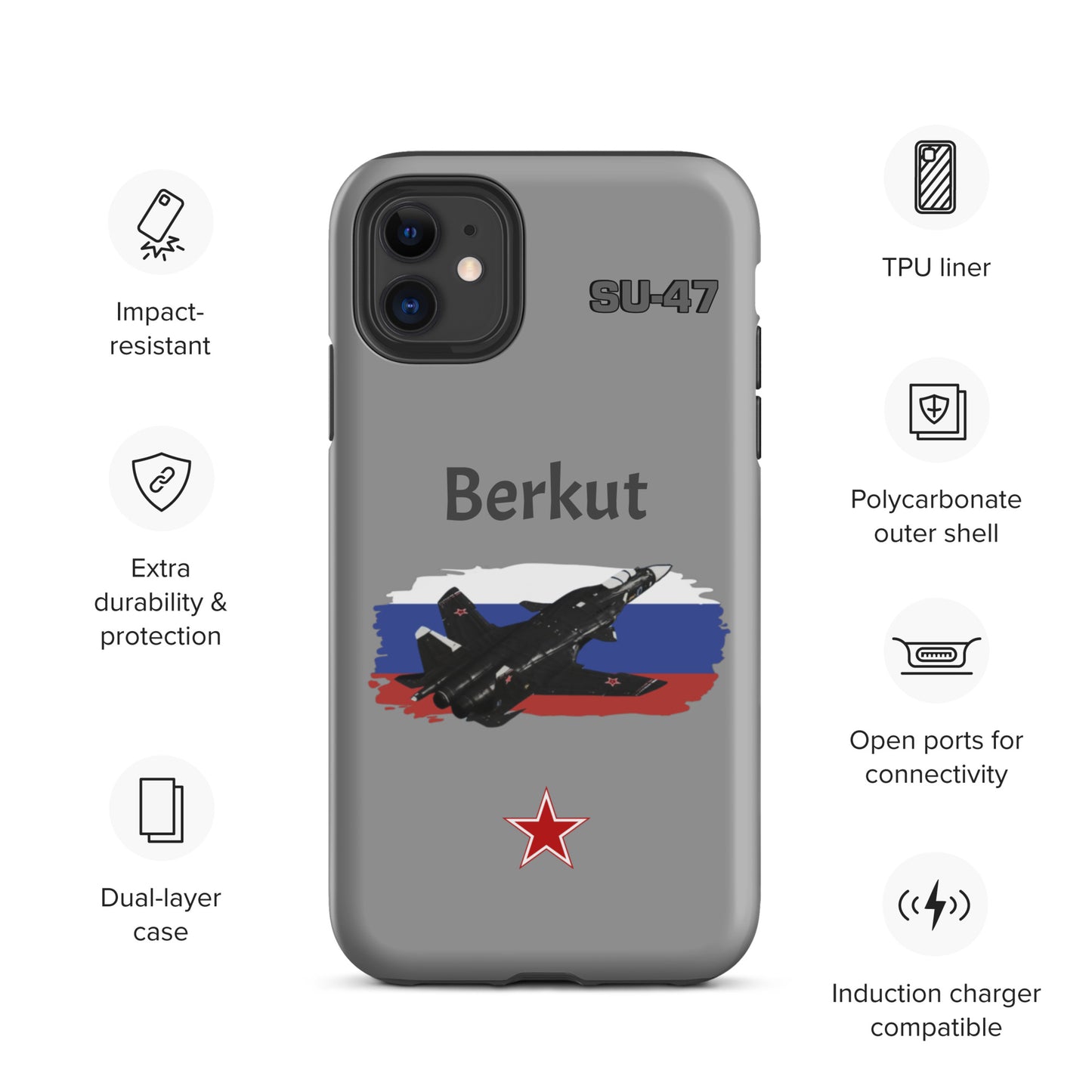 Berkut Patriot iPhone Case (Without Quotes)