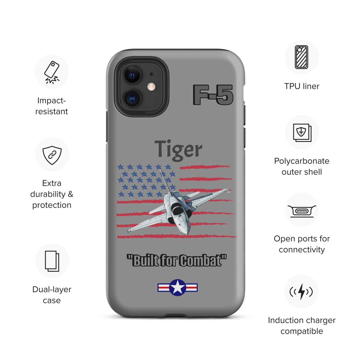 Tiger Patriot iPhone Case