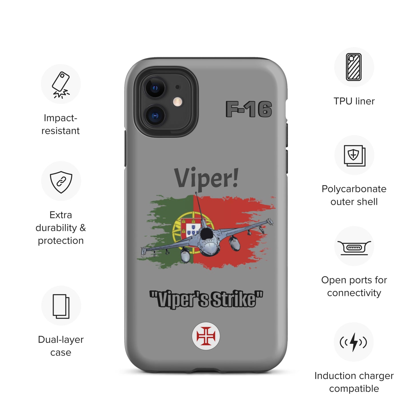 Portuguese Viper Patriot iPhone Case