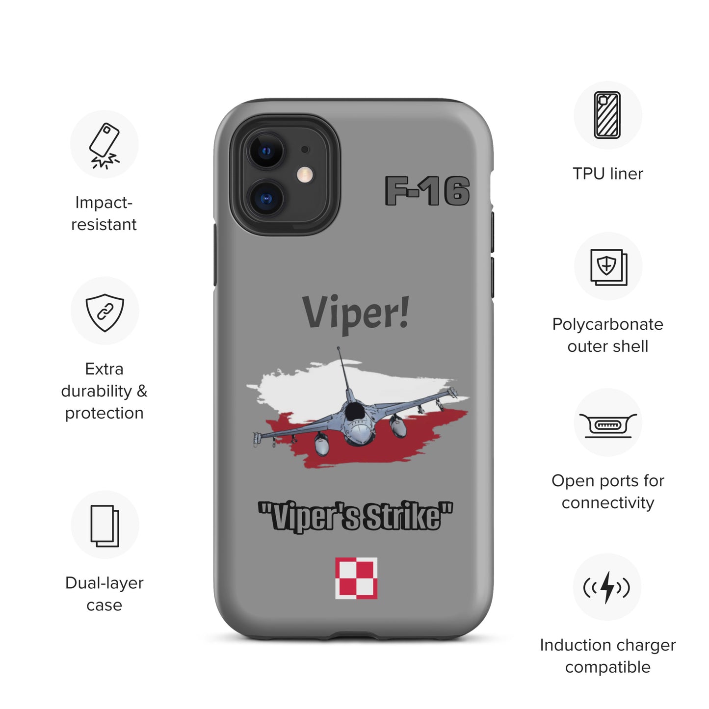 Polish Viper Patriot iPhone Case
