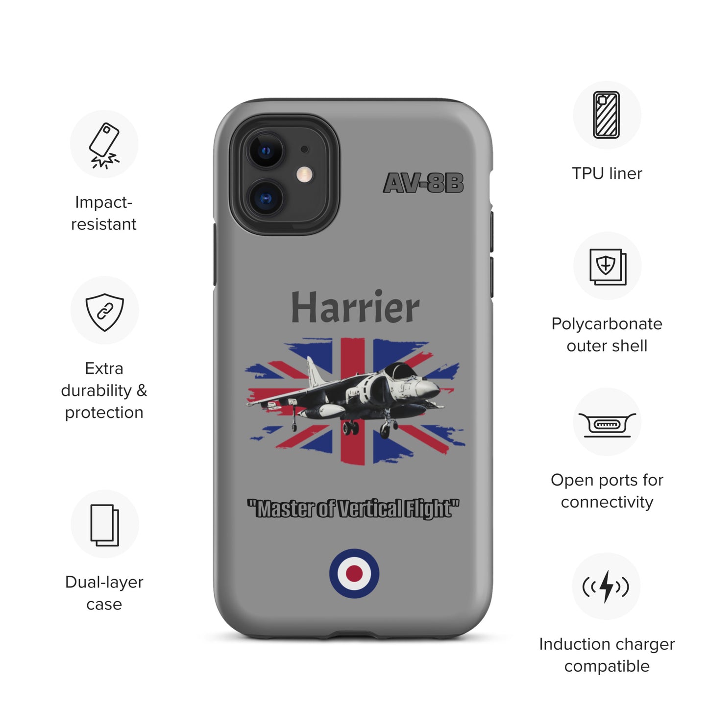 British Harrier Patriot iPhone Case
