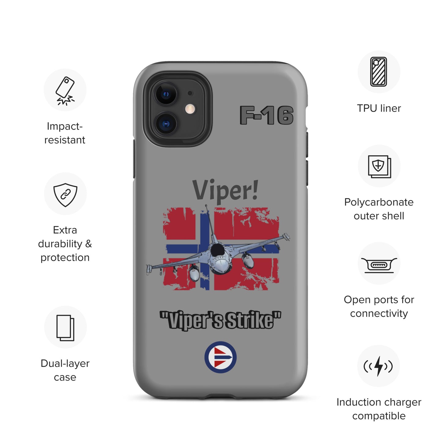 Norwegian Viper Patriot iPhone Case
