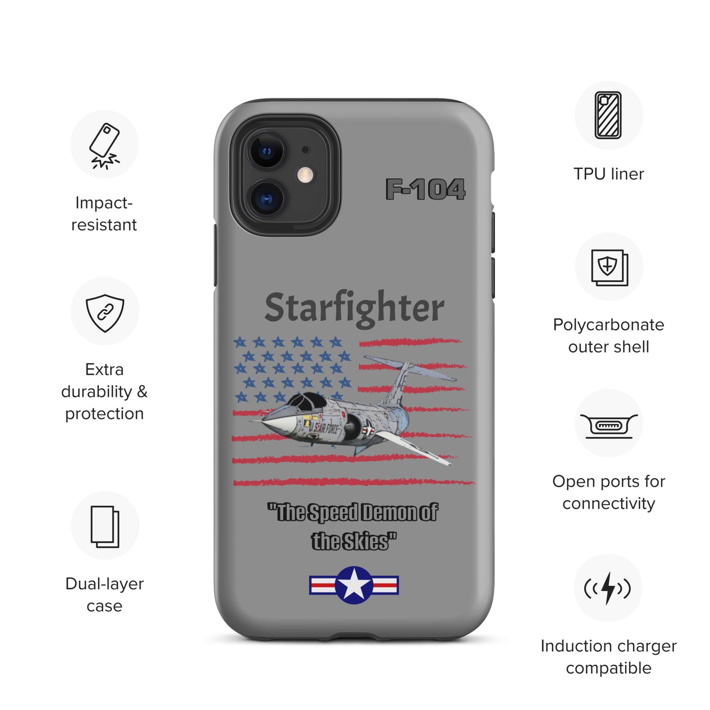 Starfighter Patriot iPhone Case