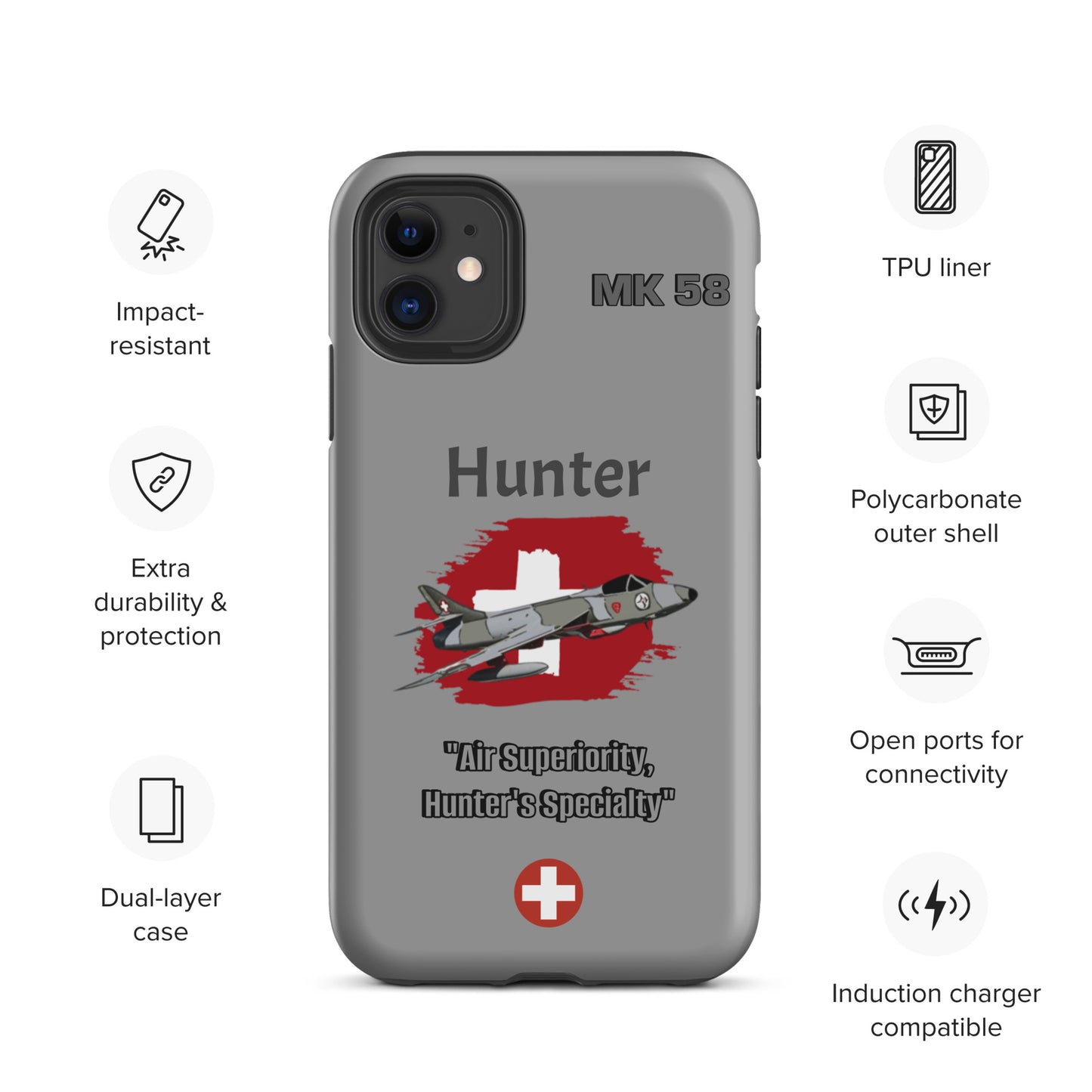 Swiss Hunter Patriot iPhone Case